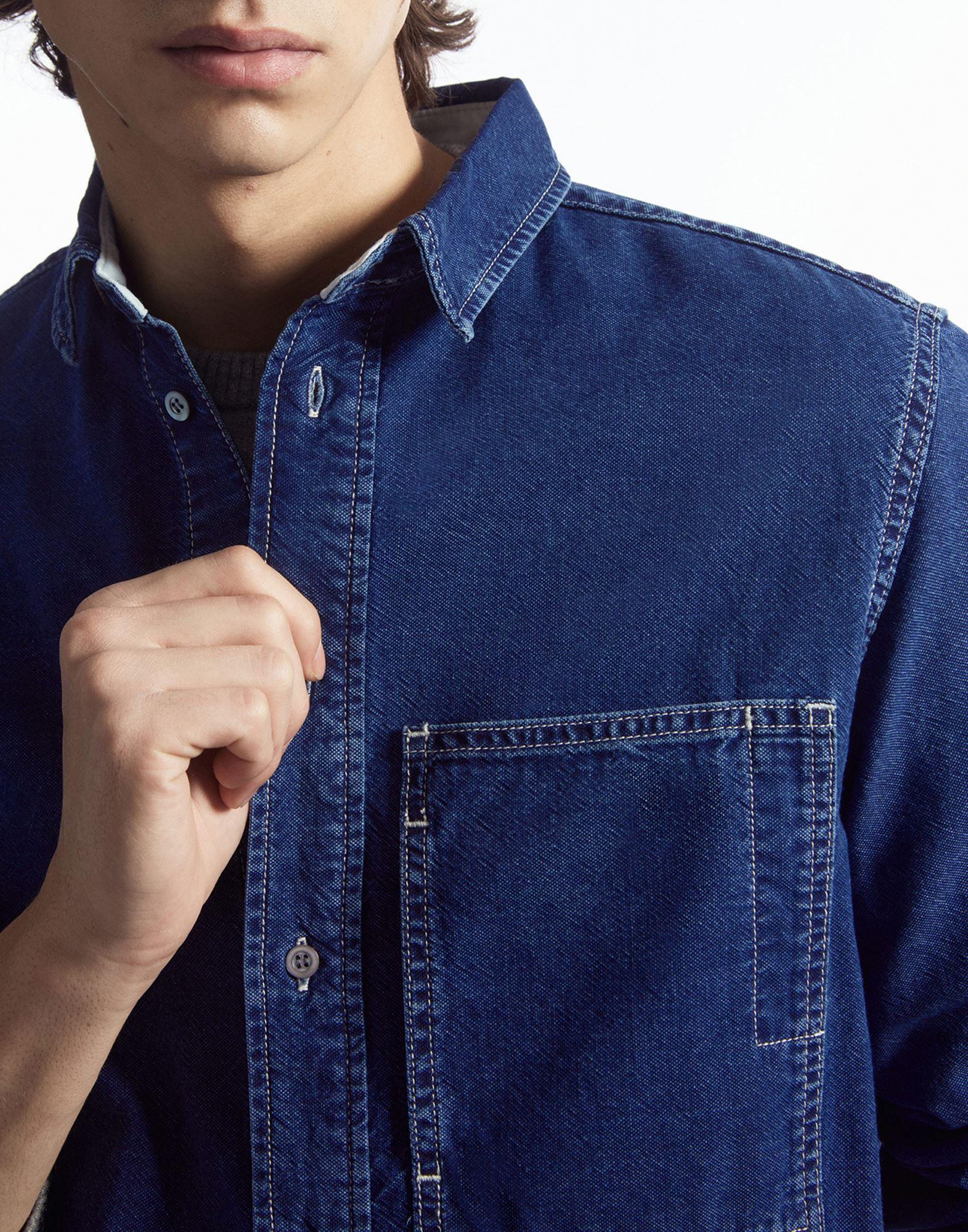 COS Denim Shirt in Blue for Men | Lyst