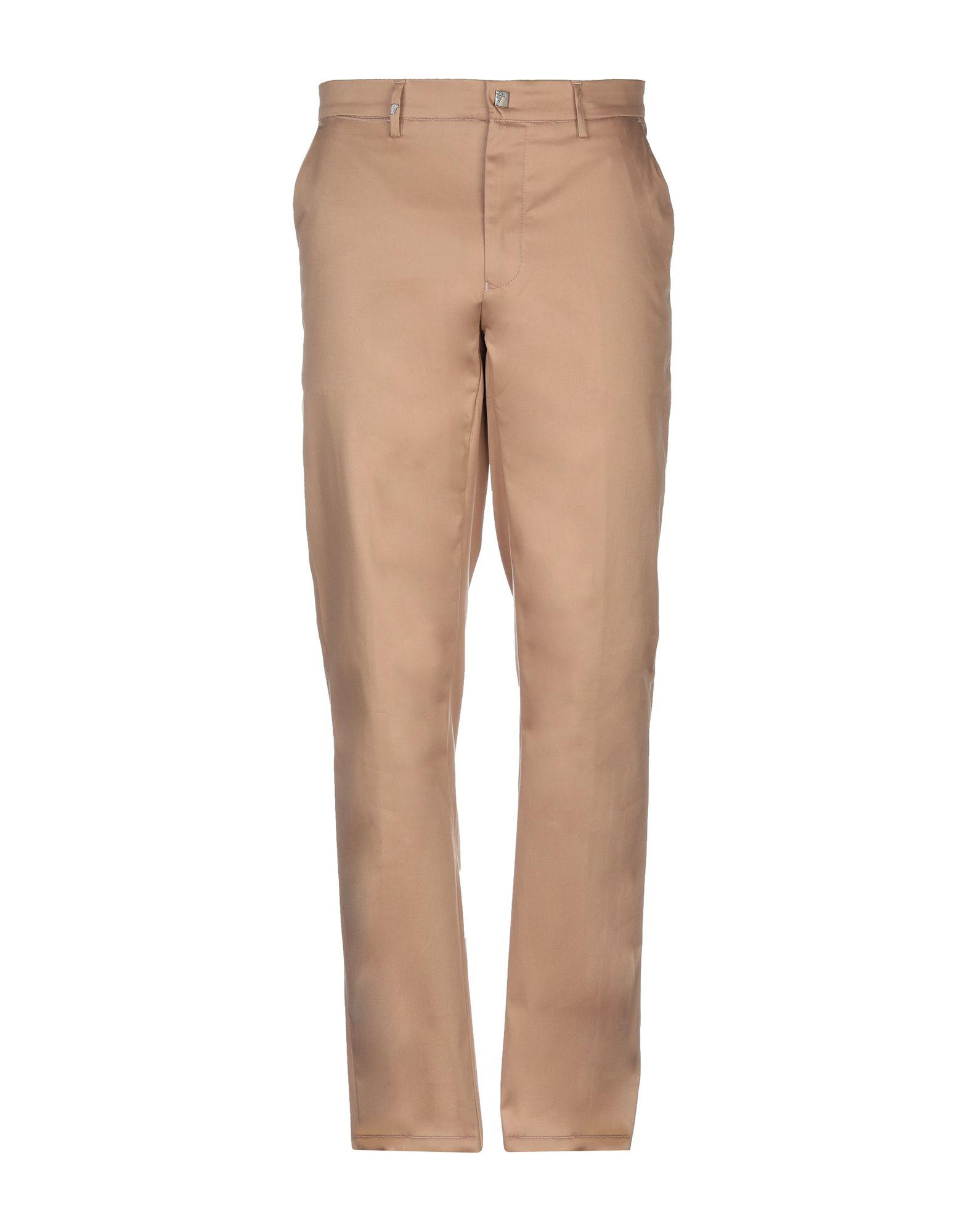 Versace Cotton Casual Pants in Light Brown (Brown) for Men - Lyst