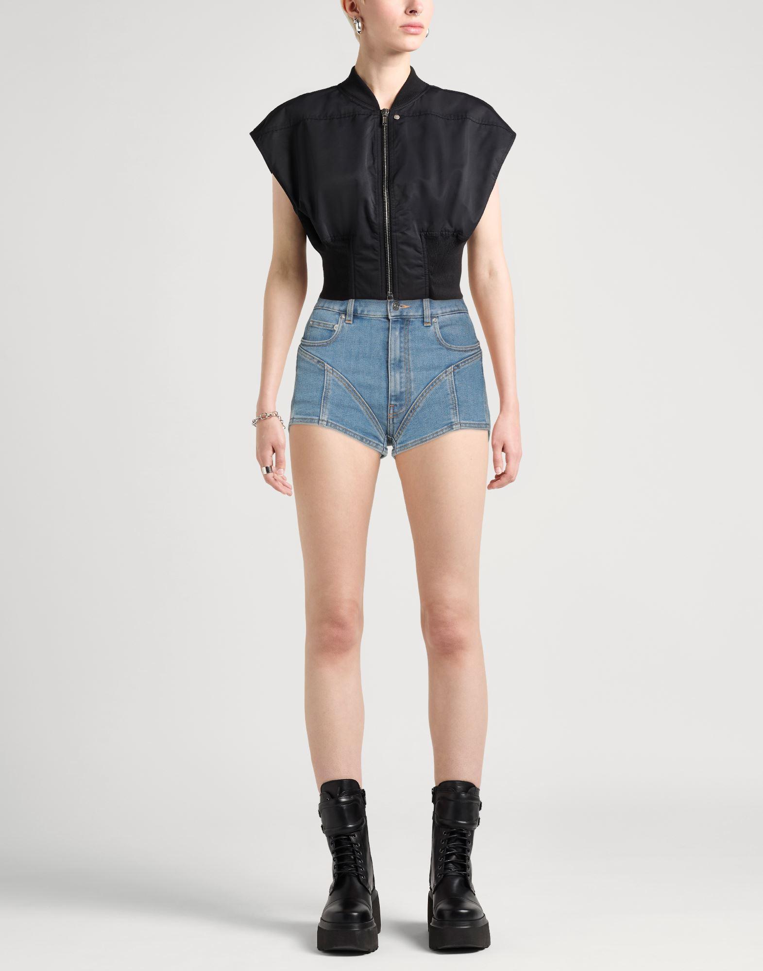 MUGLER デニムショートパンツ Mugler Jean and denim shorts for Women | Online Sale up to