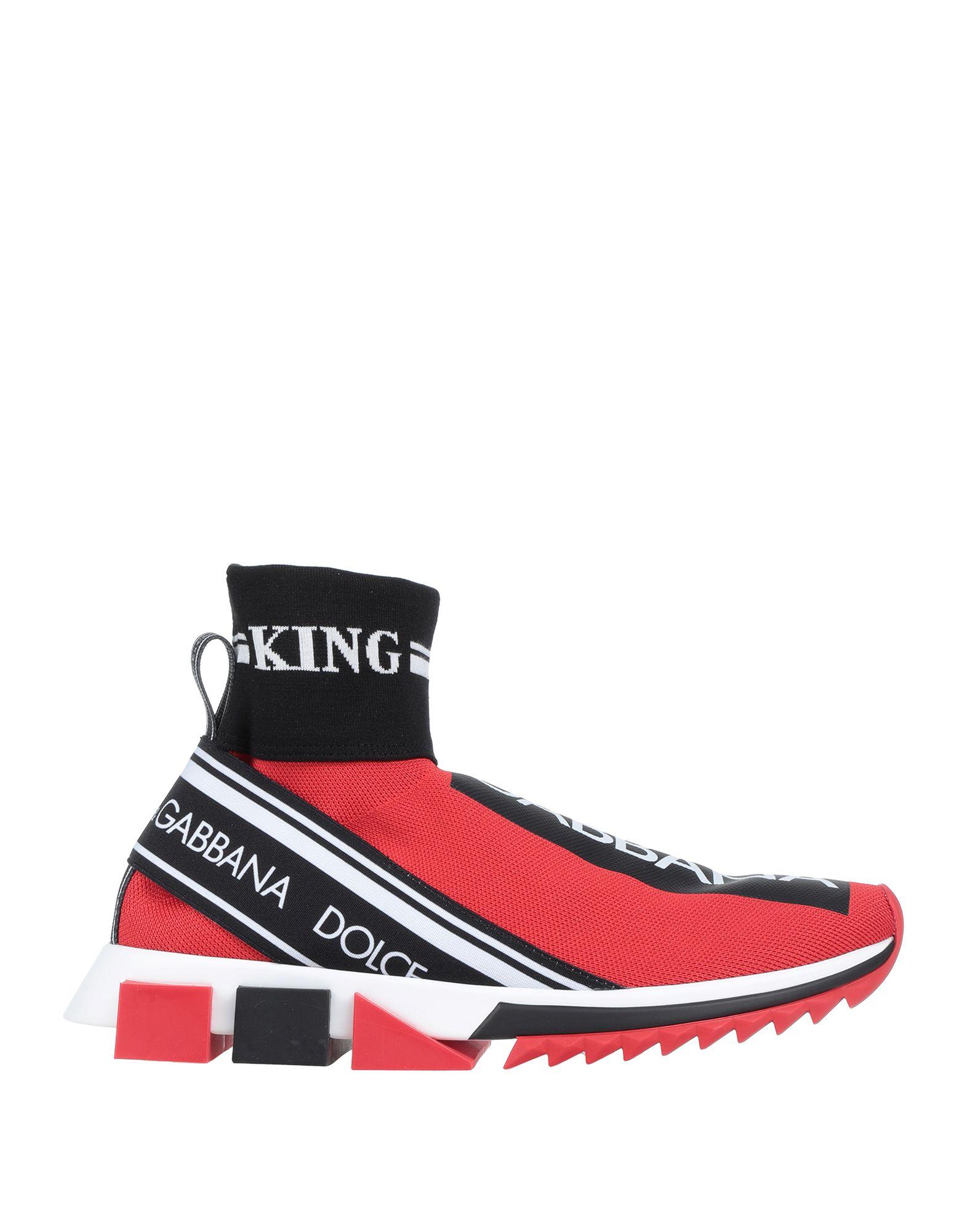 dolce gabbana red sneakers