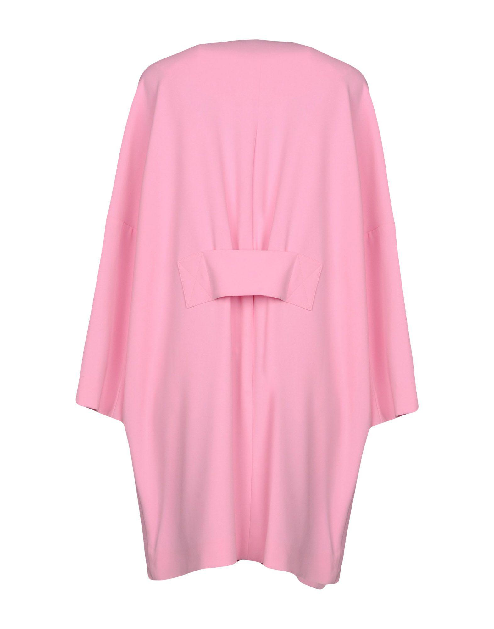 Boutique Moschino Synthetic Overcoat in Pink - Lyst