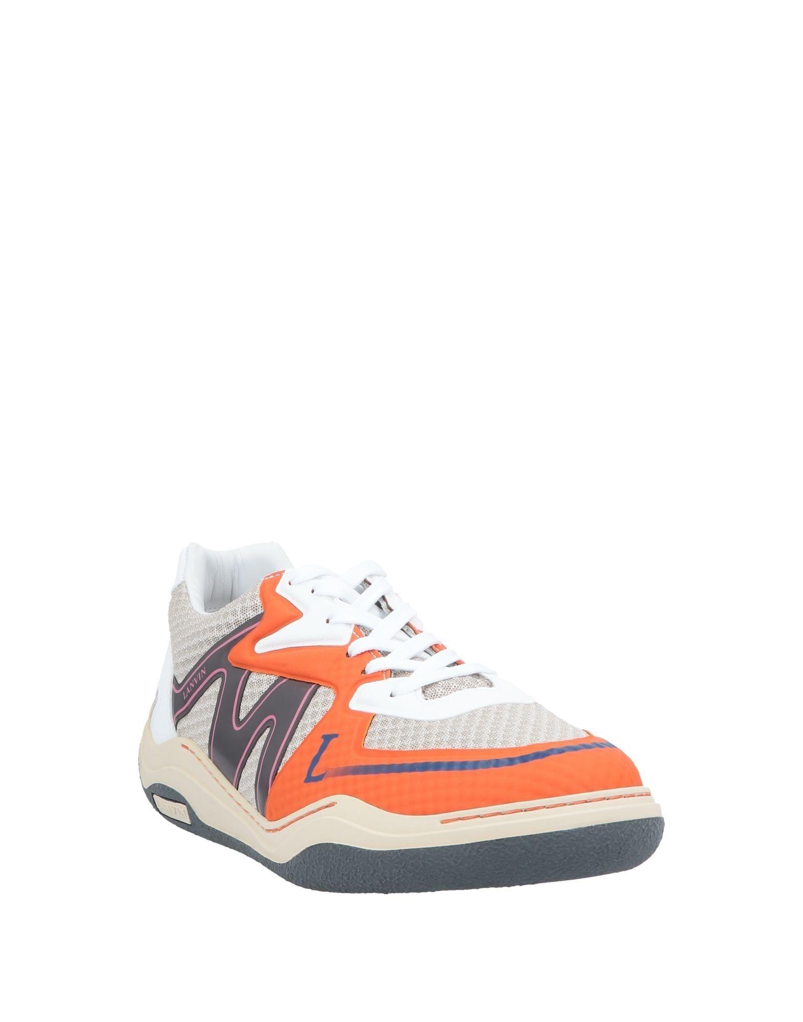 Lanvin Lowtops & Sneakers in Orange for Men Lyst