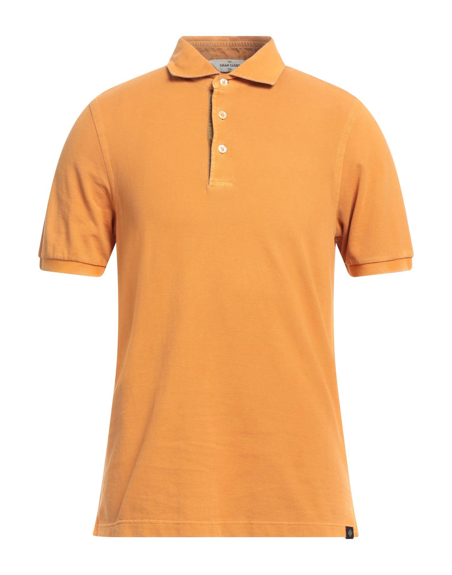 Gran Sasso Polo Shirt in Orange for Men | Lyst