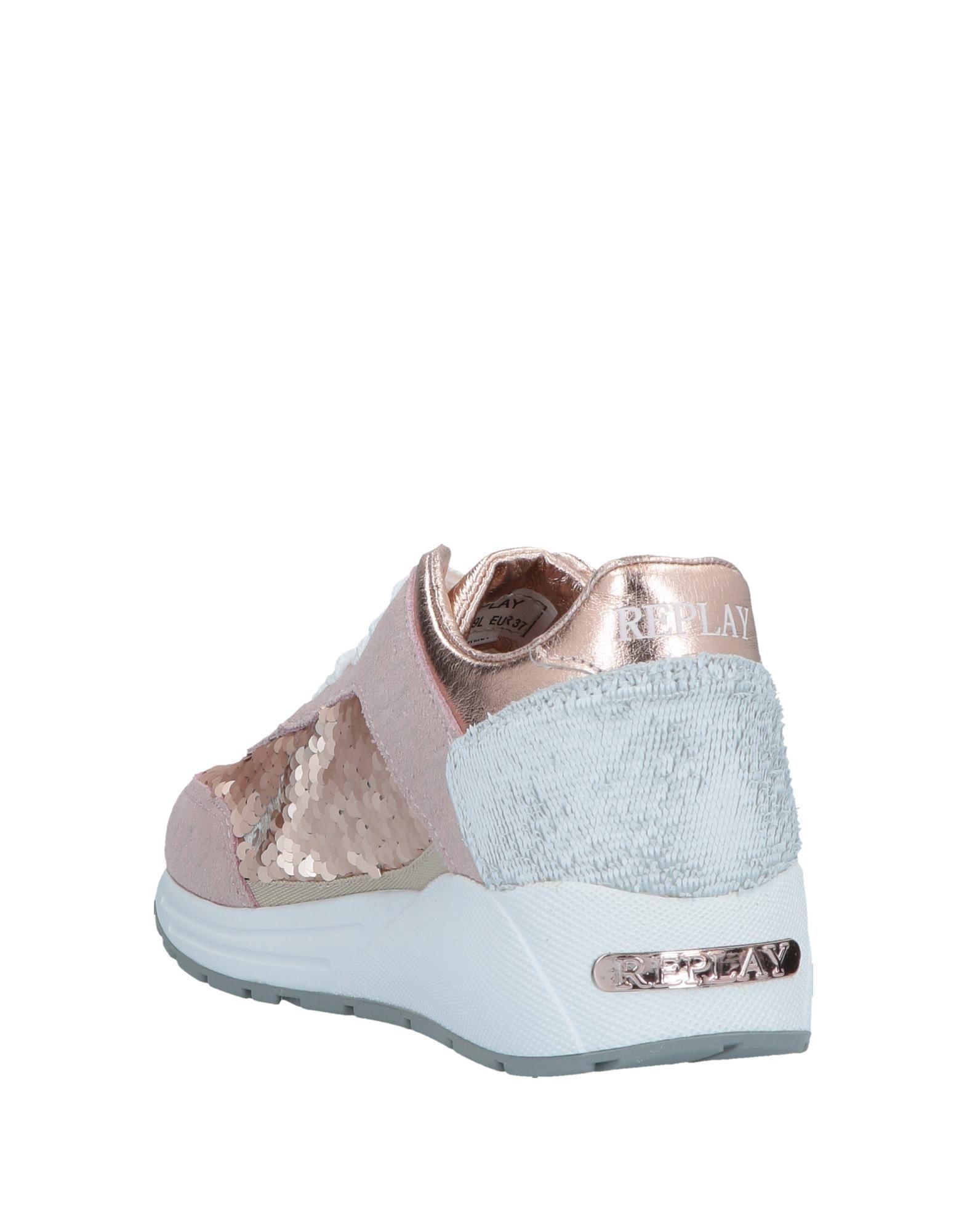 replay pink trainers