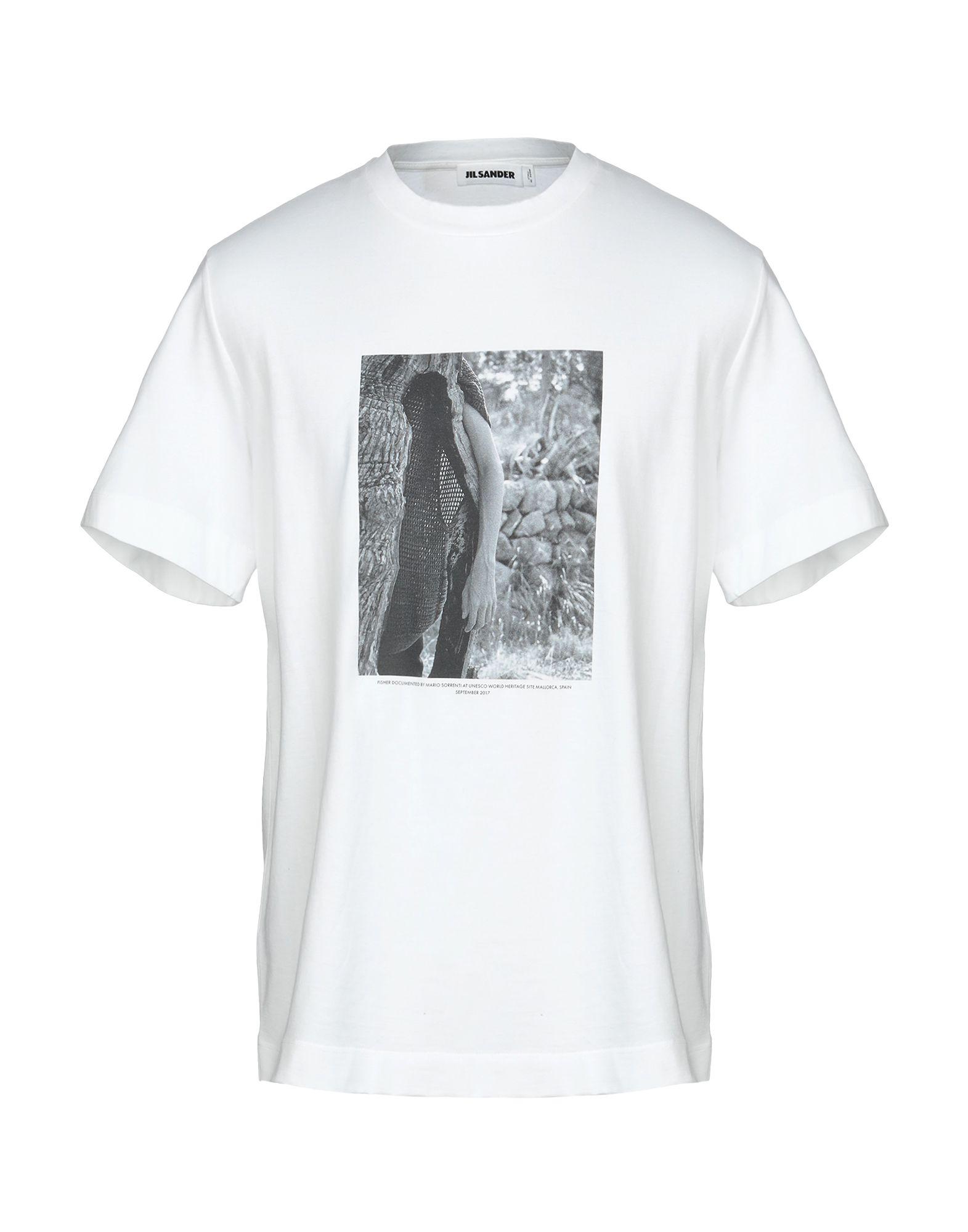 Jil Sander T-shirt in White for Men - Lyst