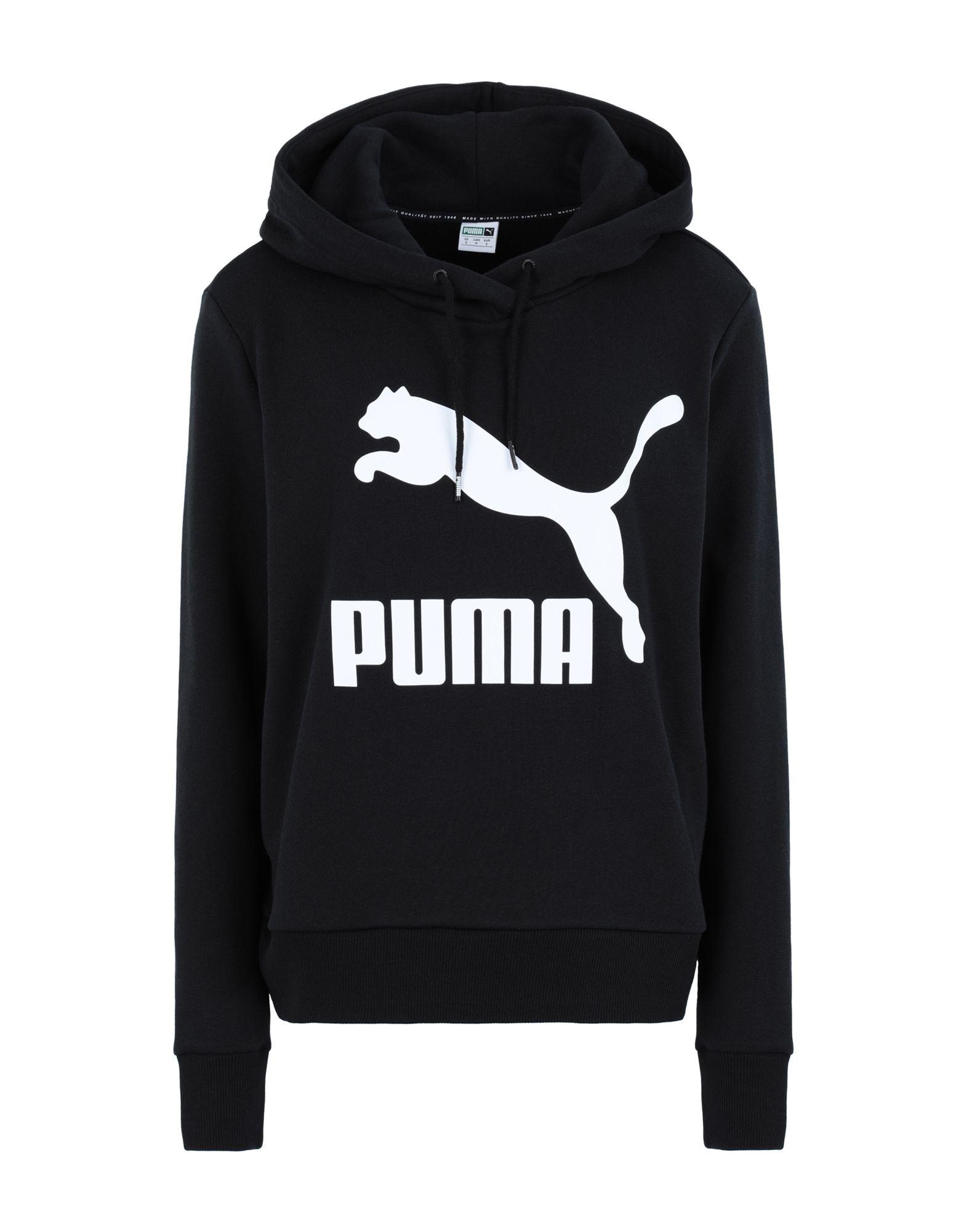 PUMA Sweatshirt in Black | Lyst