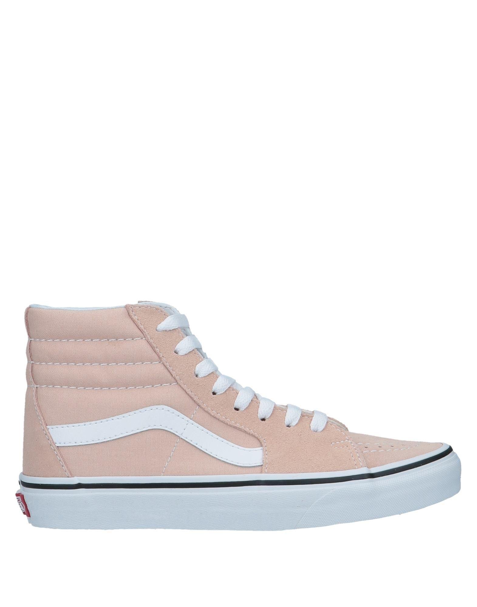 vans shoes high tops pink