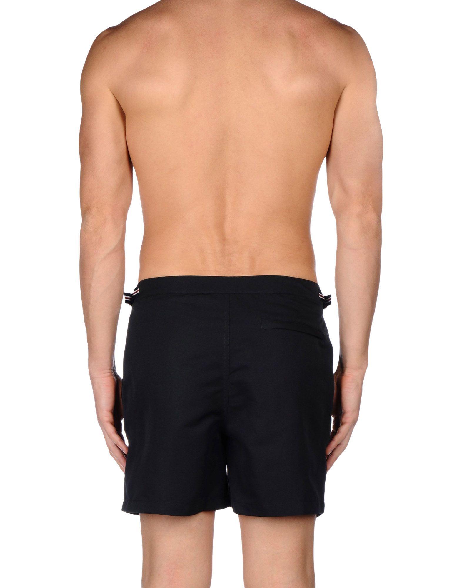 Fred Perry Synthetic Swim Trunks In Dark Blue Blue For Men Lyst