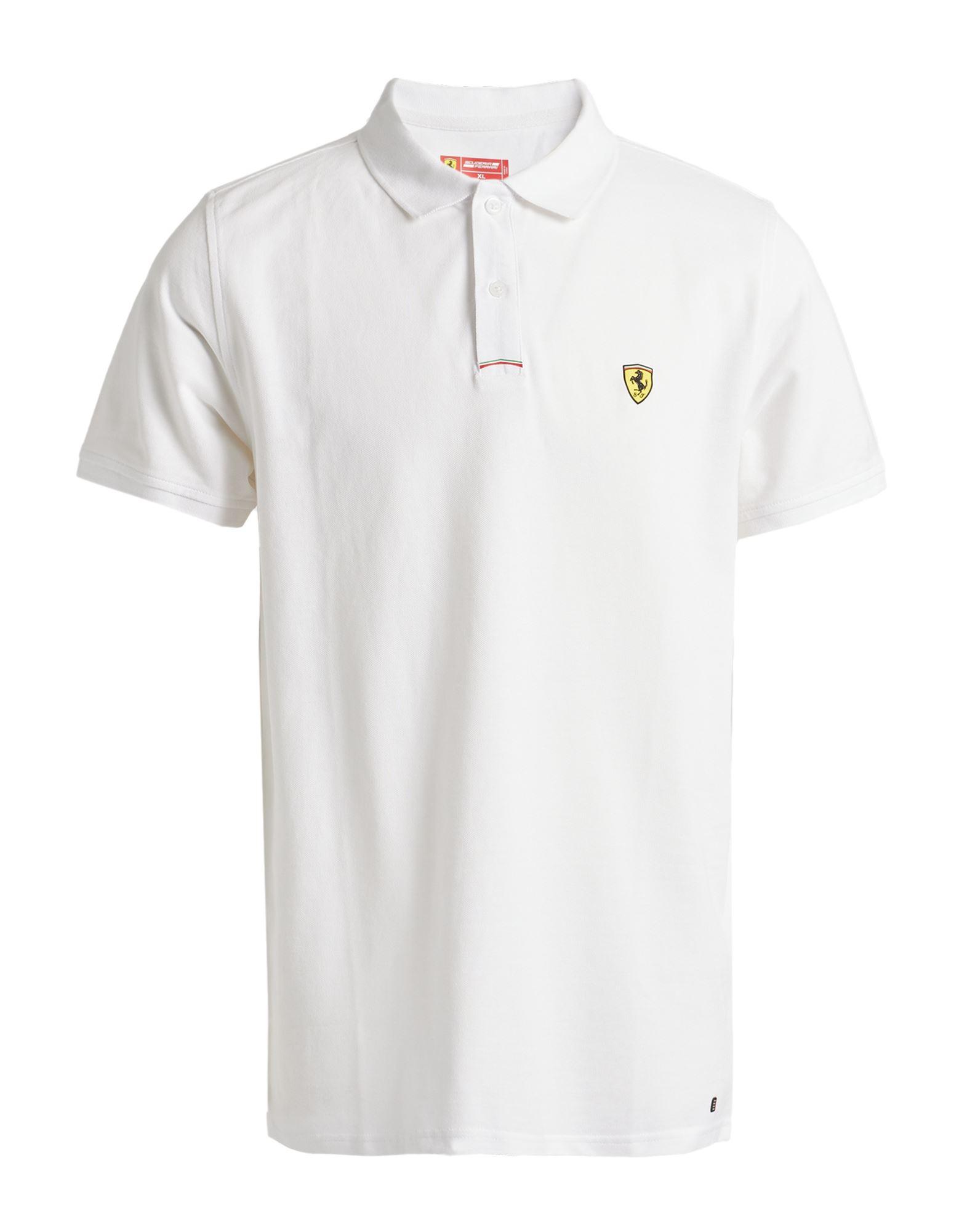 Scuderia Ferrari Polo Shirt in White for Men | Lyst