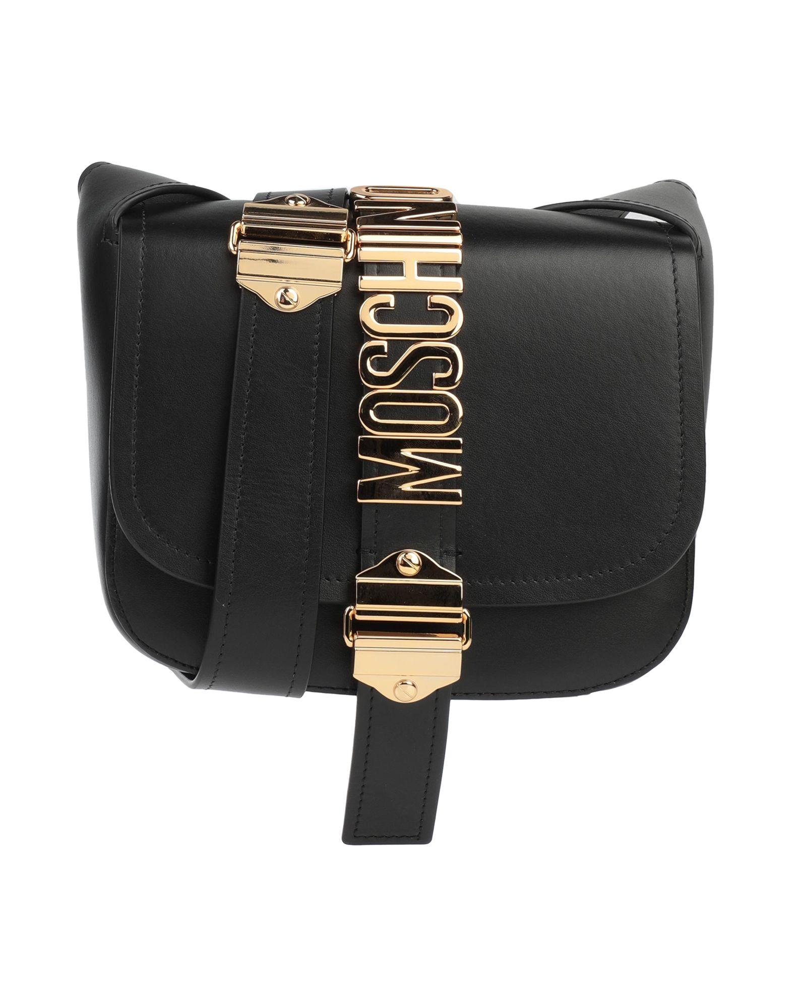 Moschino Leather Crossbody Bag in Black Lyst