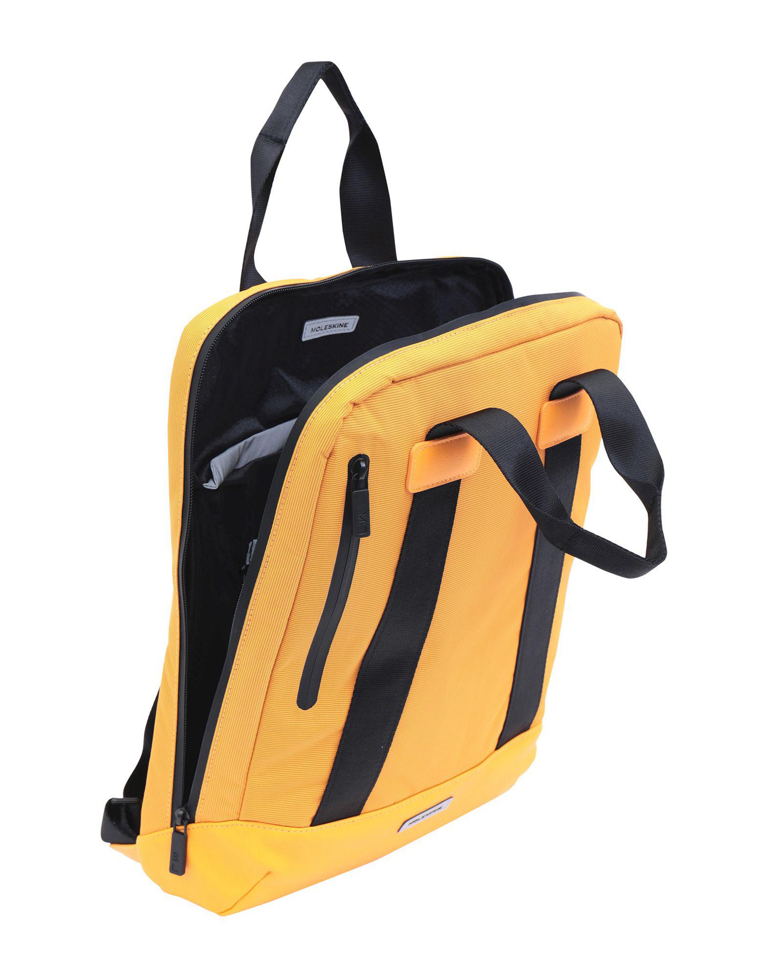 moleskine yellow backpack