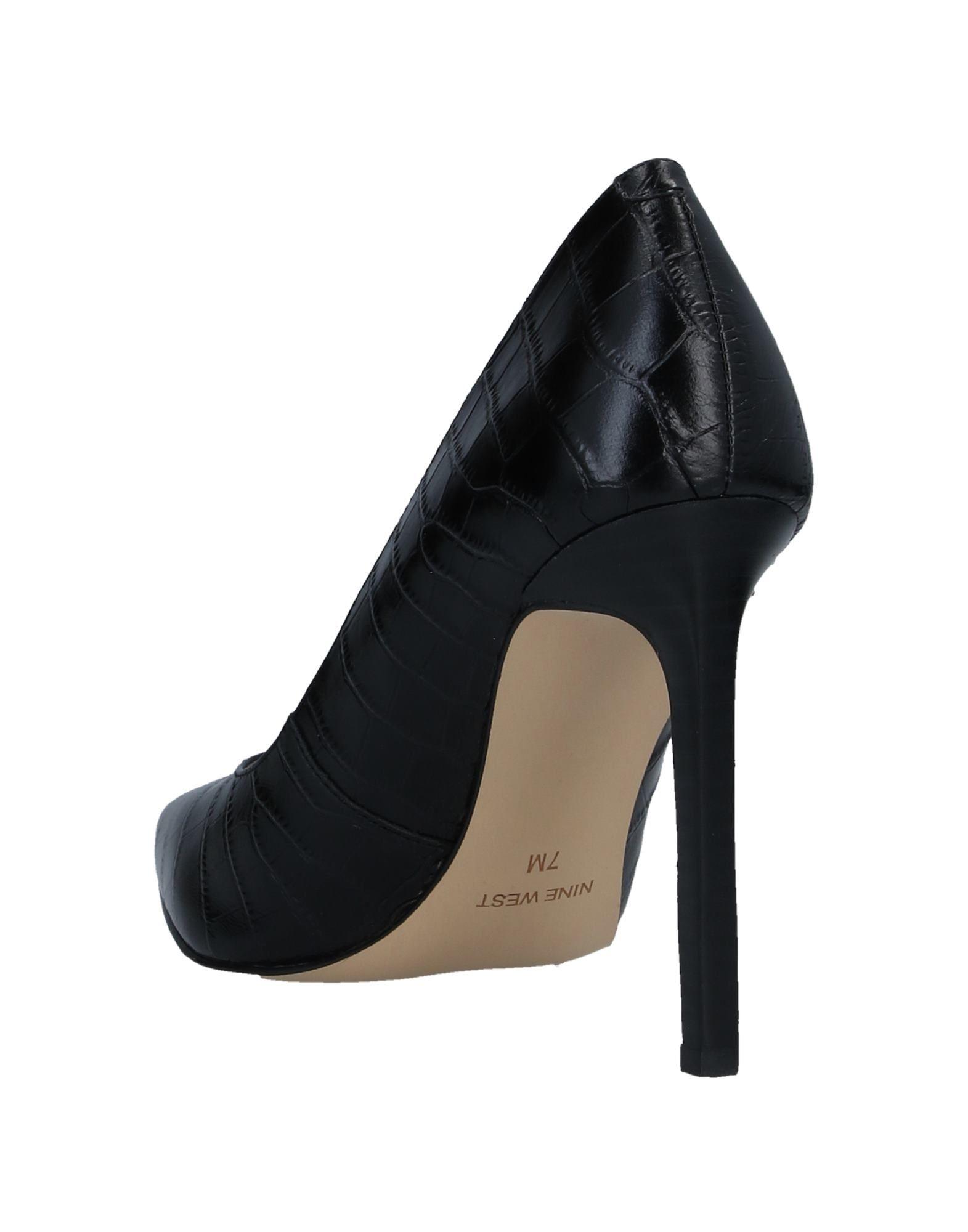 nine west black pumps