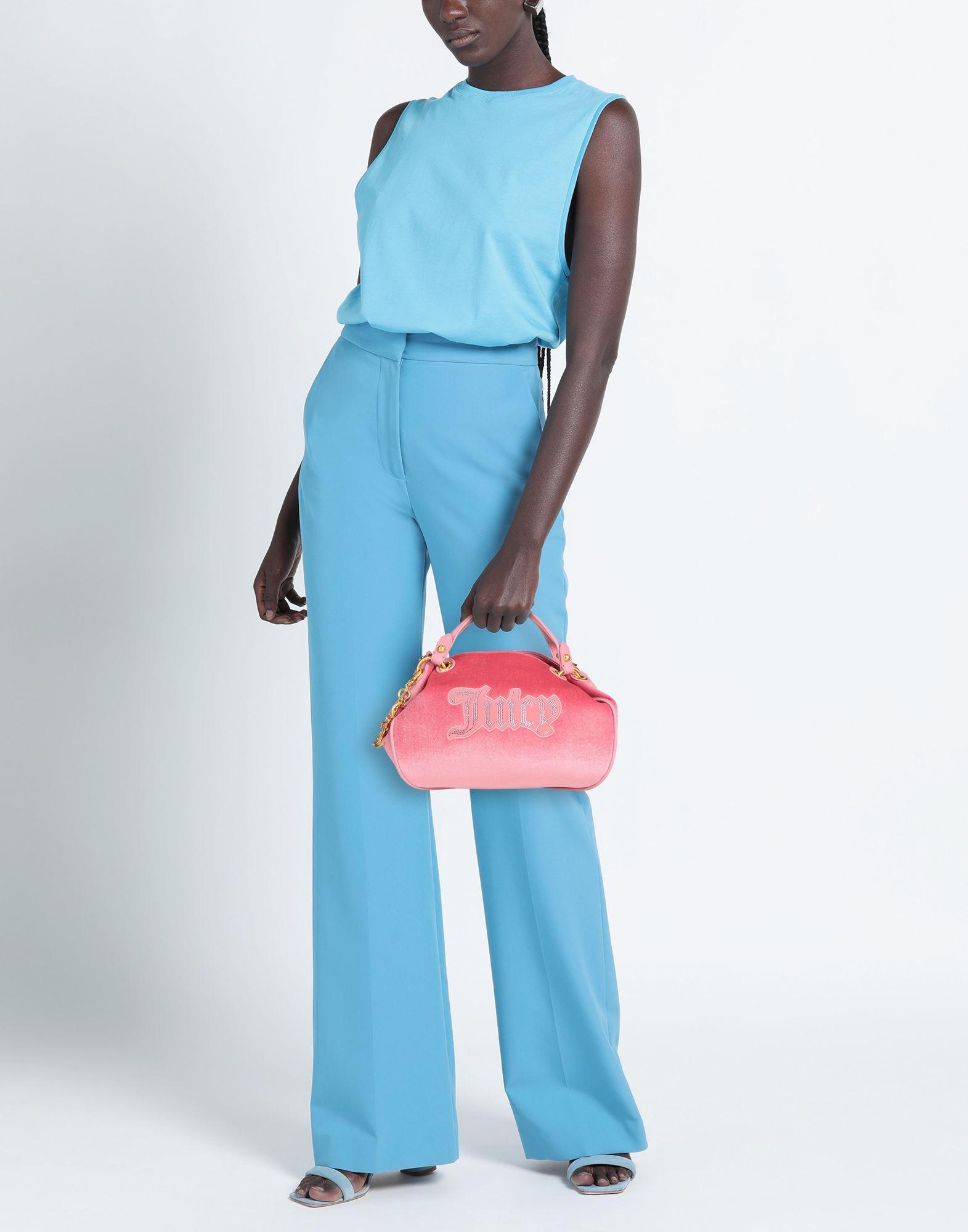 Juicy Couture Handbag Light Pink Double Top Handle Zip Tote Purse