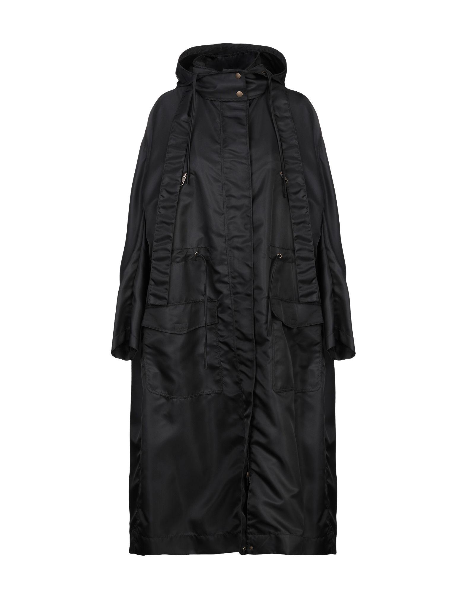 Valentino Synthetic Overcoat in Black - Lyst