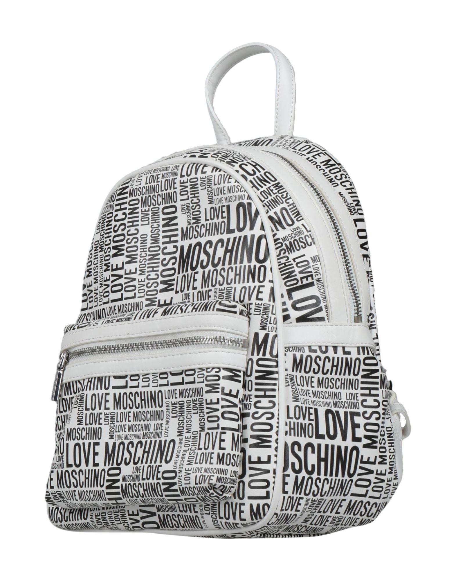 Love Moschino Backpack in White | Lyst