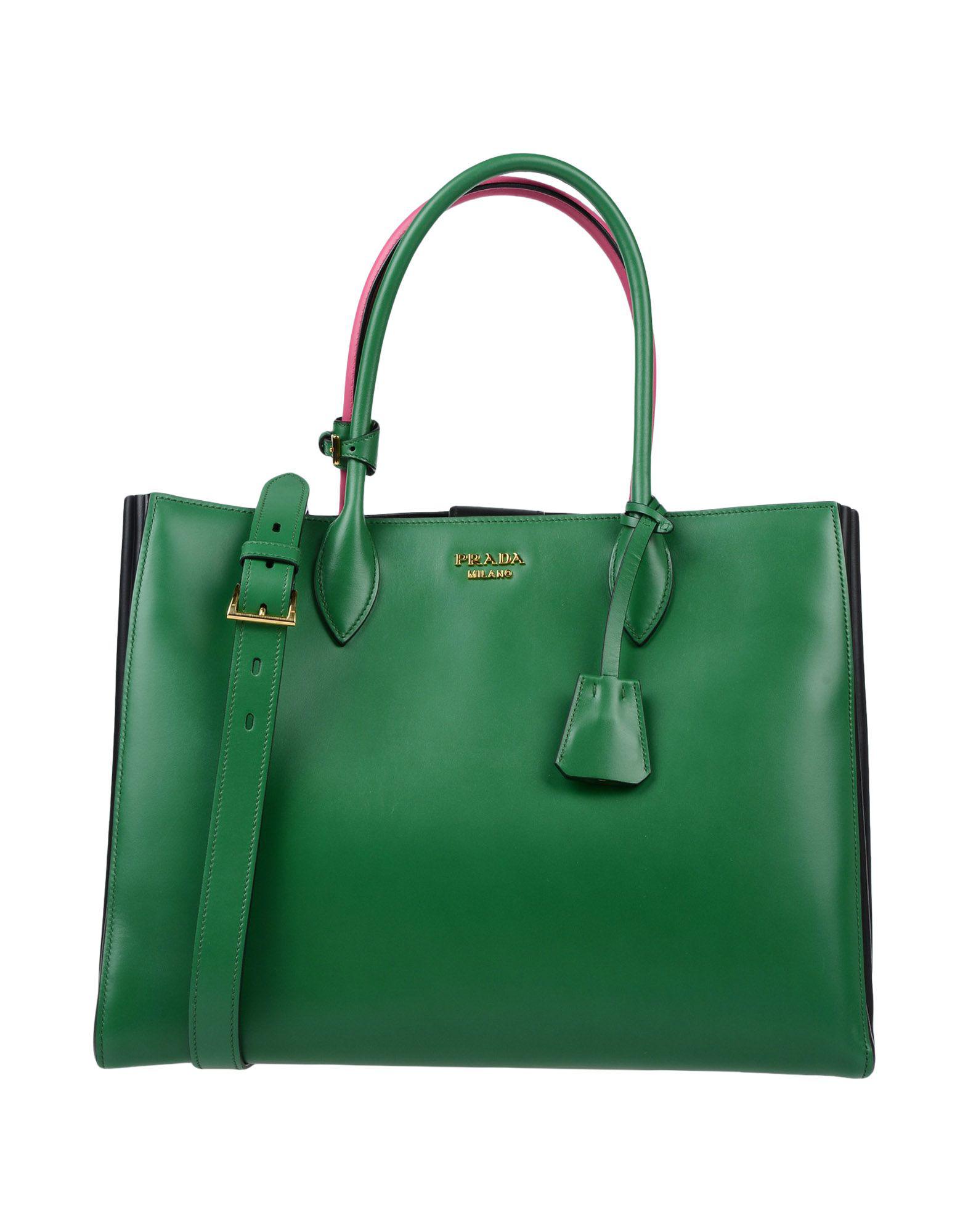 Prada Handbag in Green - Lyst