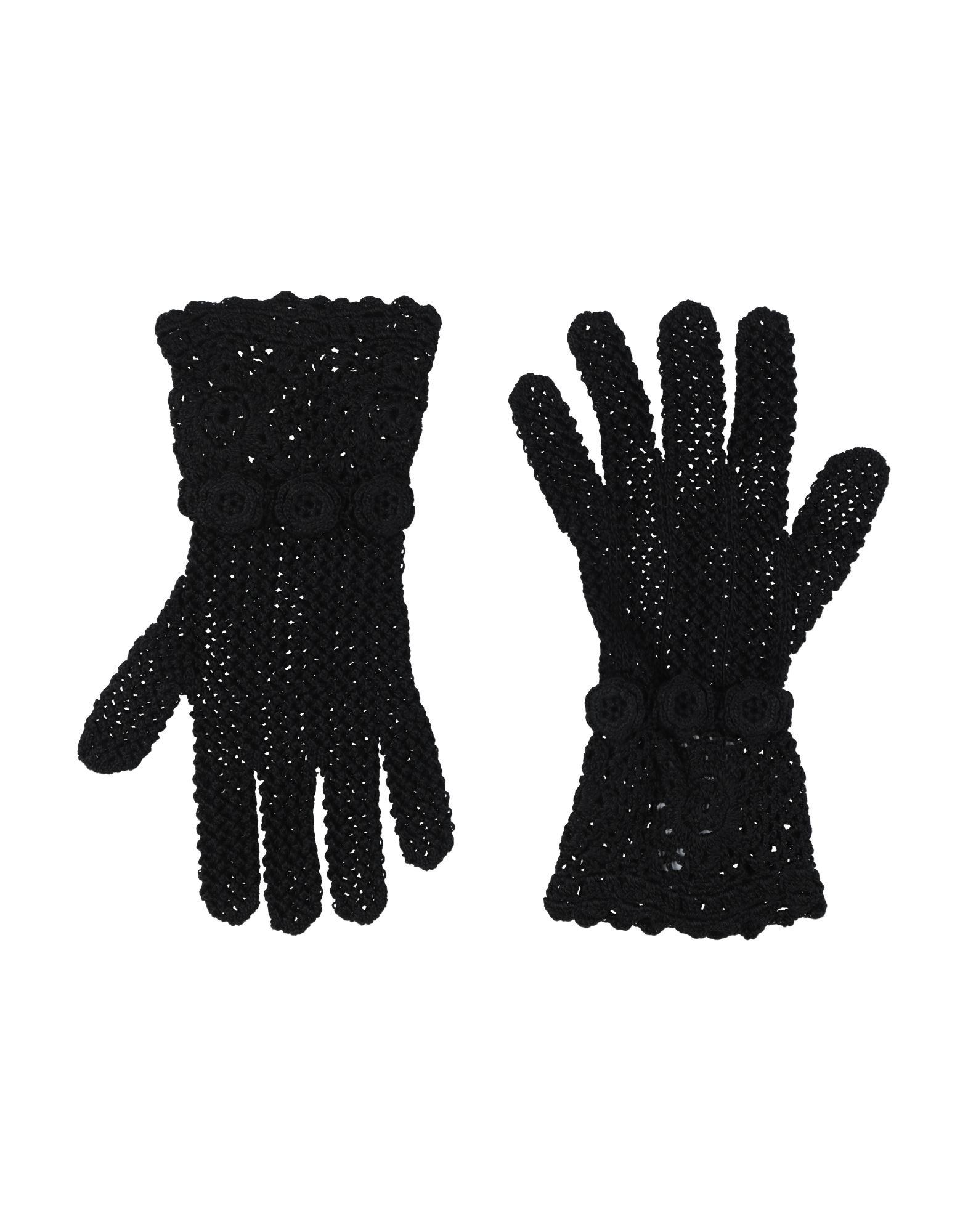 【関税＆送料込み】Dolce & Gabbana Gloves Dolce & Gabbana Silk Gloves | Black | FARFETCH
