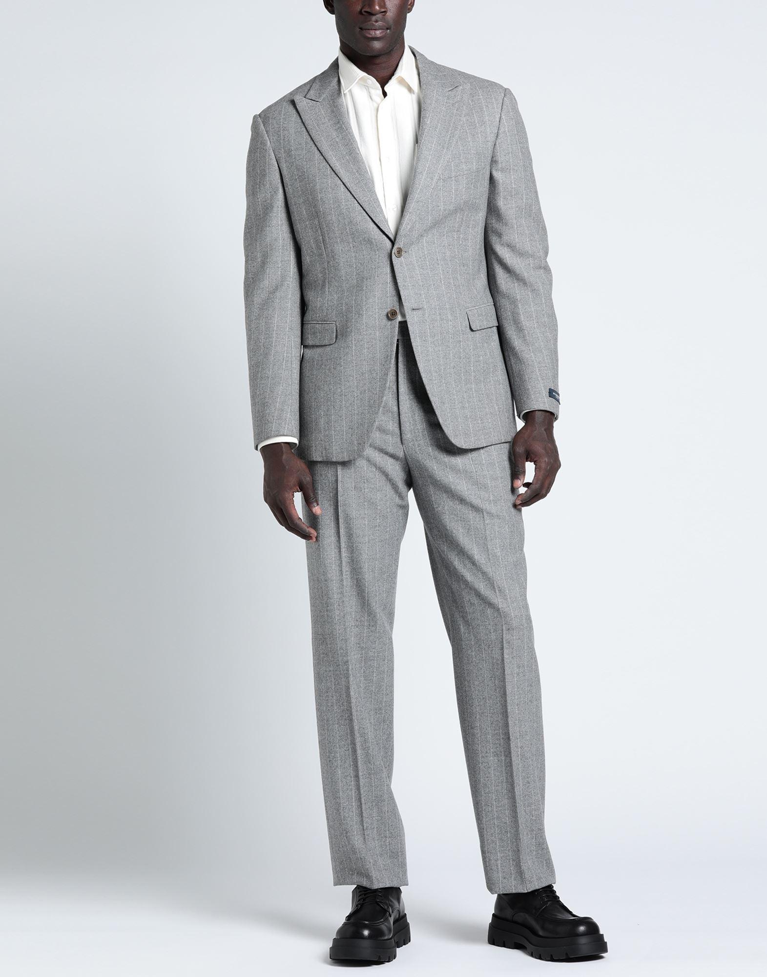 Burberry Suit in Gray for Men | Lyst