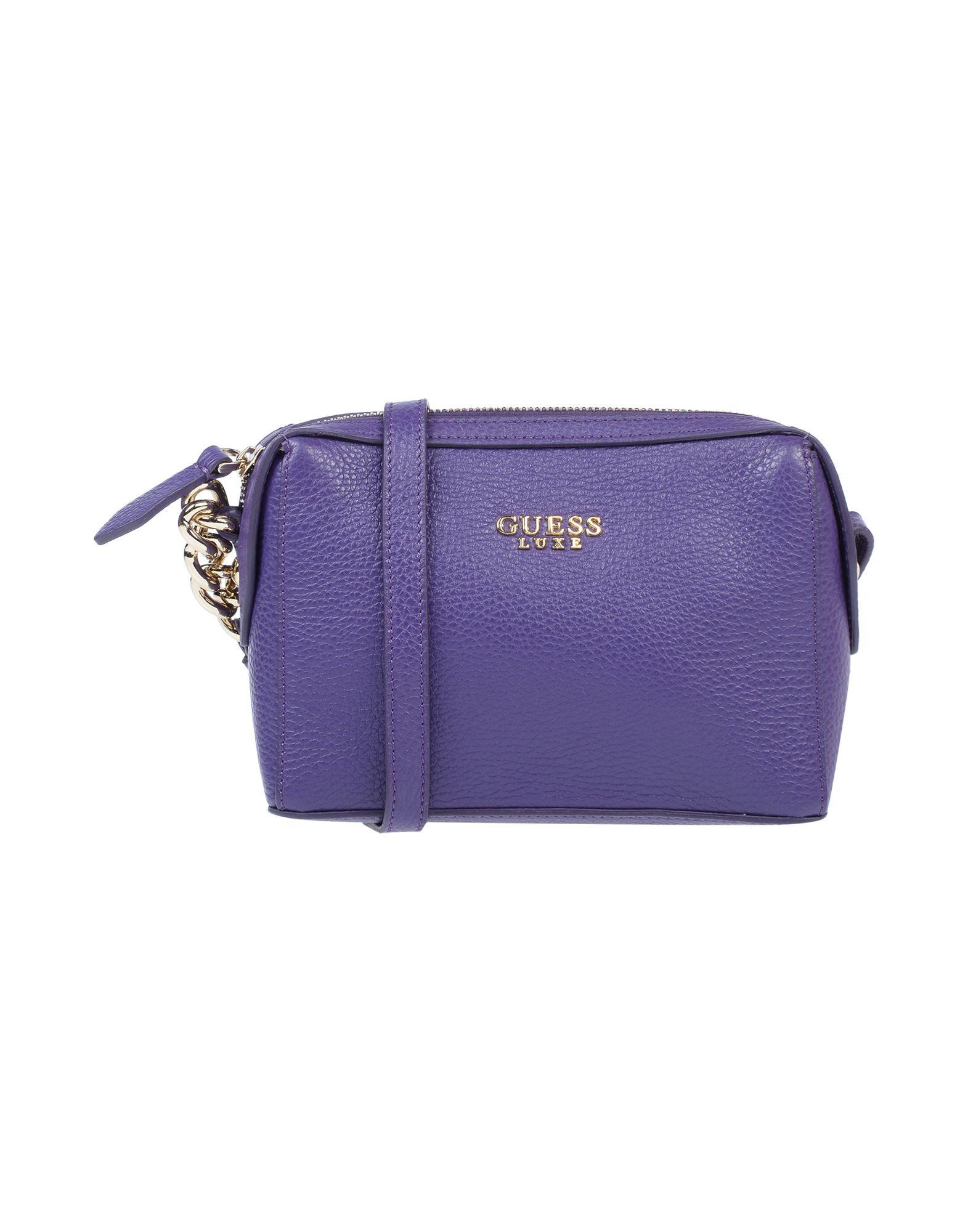 Guess Leather Cross-body Bag in Mauve (Purple) - Lyst