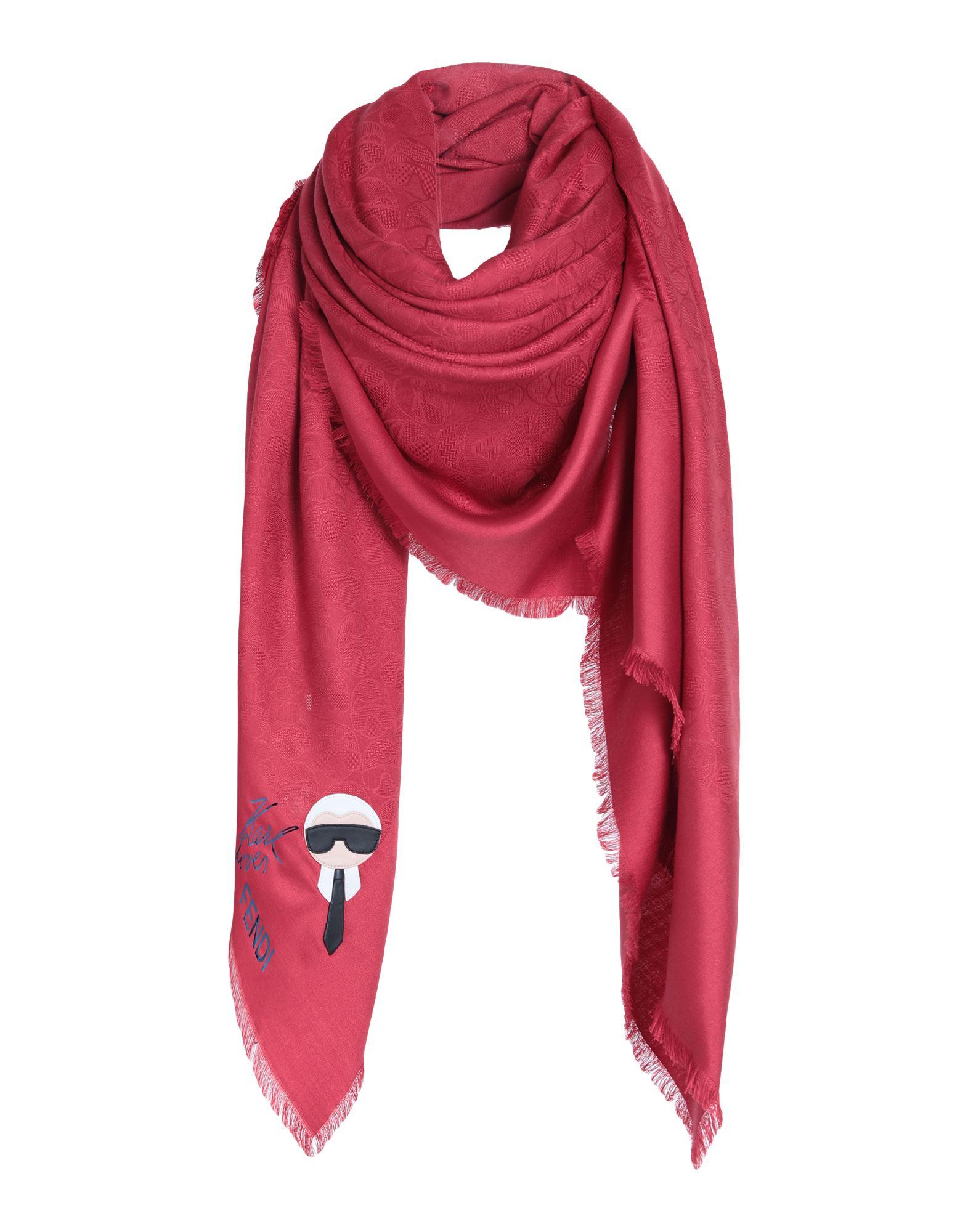 fendi red scarf