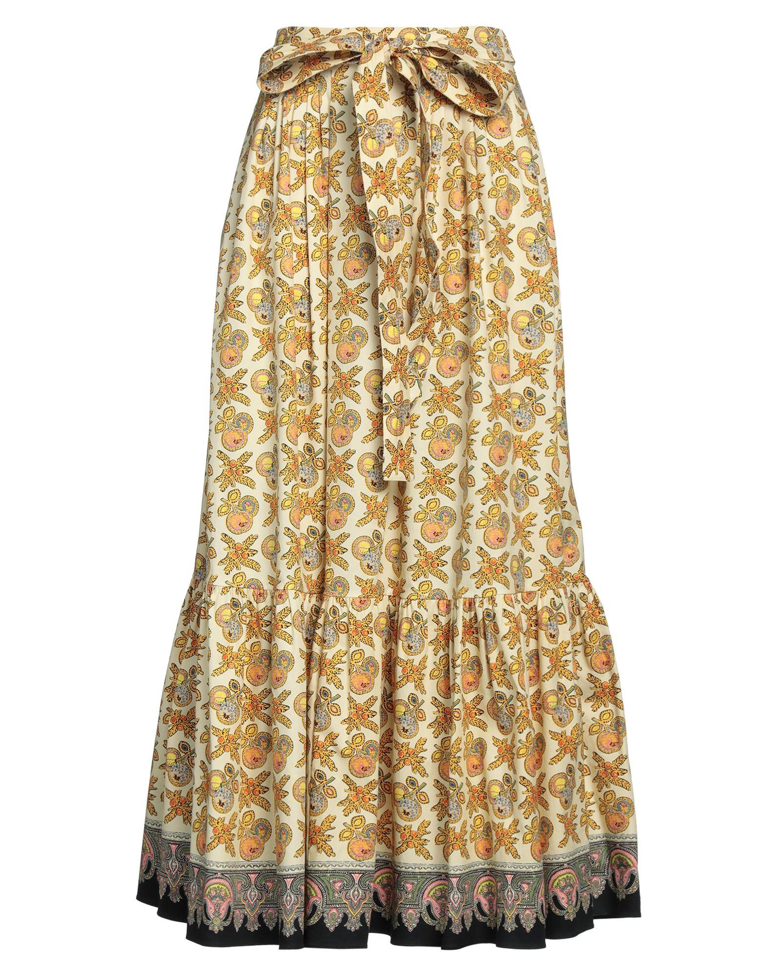 Etro Maxi Skirt in Yellow Lyst UK