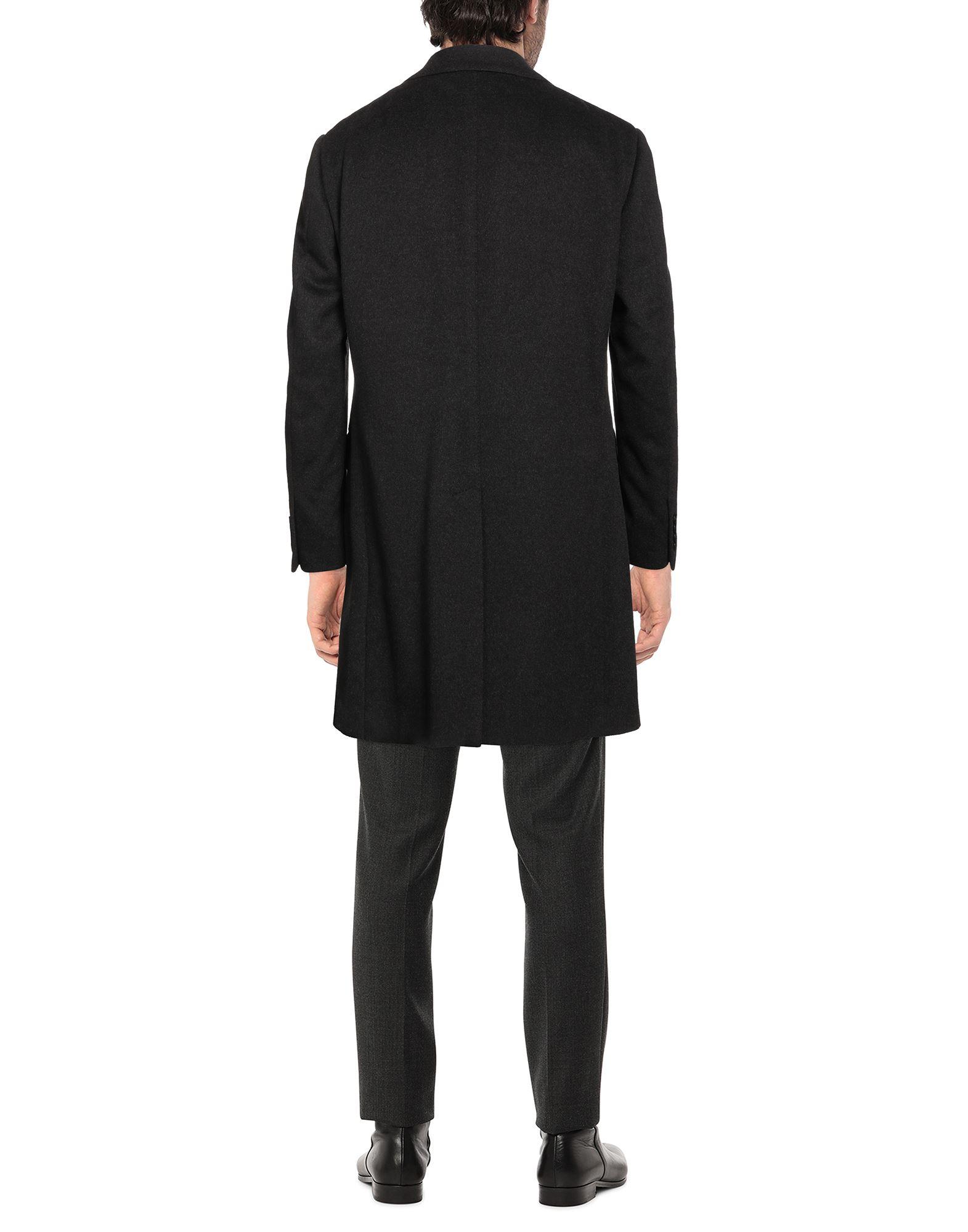 Ermenegildo Zegna Coat in Black for Men | Lyst