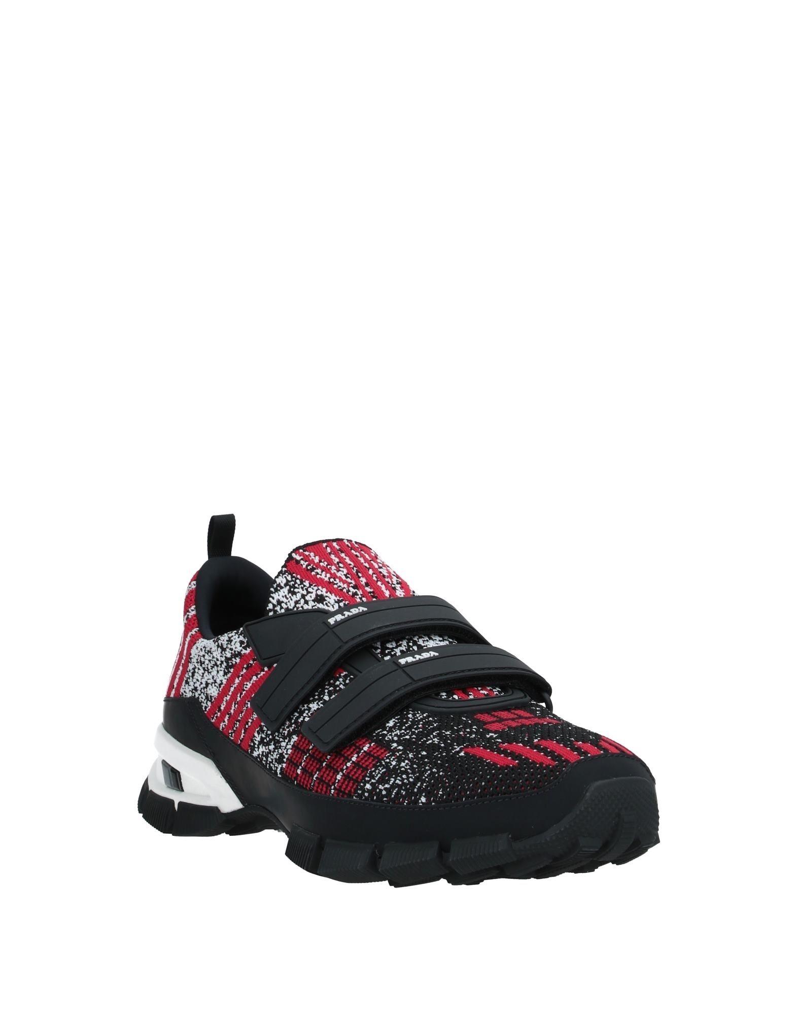 prada linea rossa sneakers black