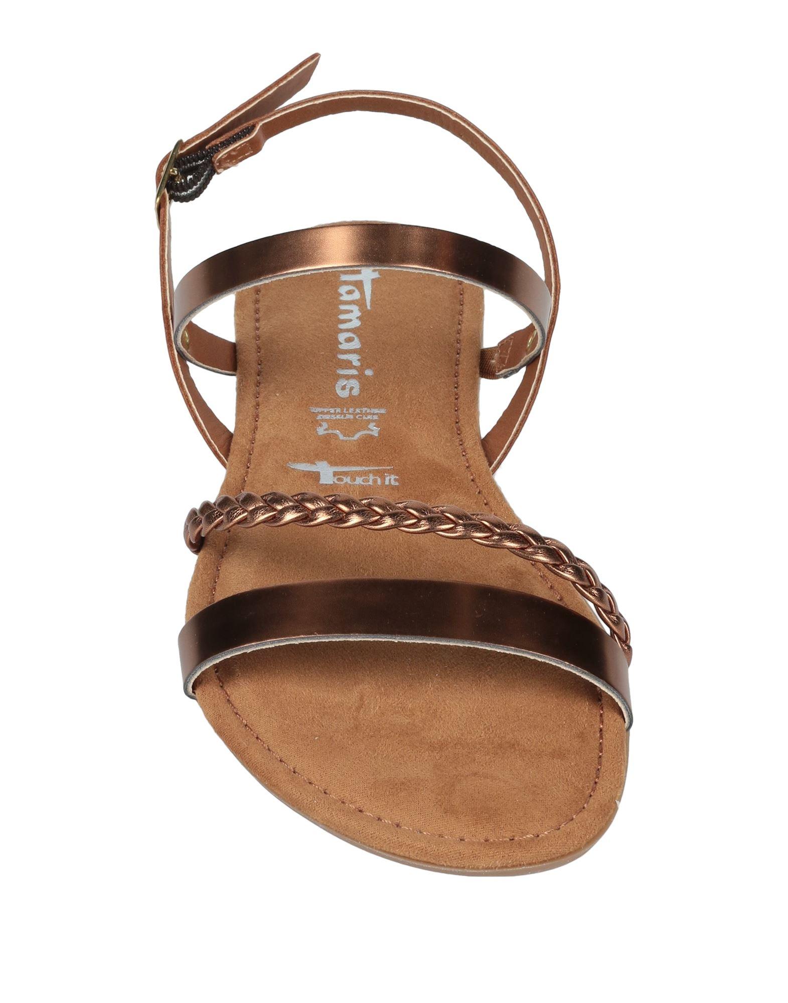 Tamaris Sandals in Brown | Lyst
