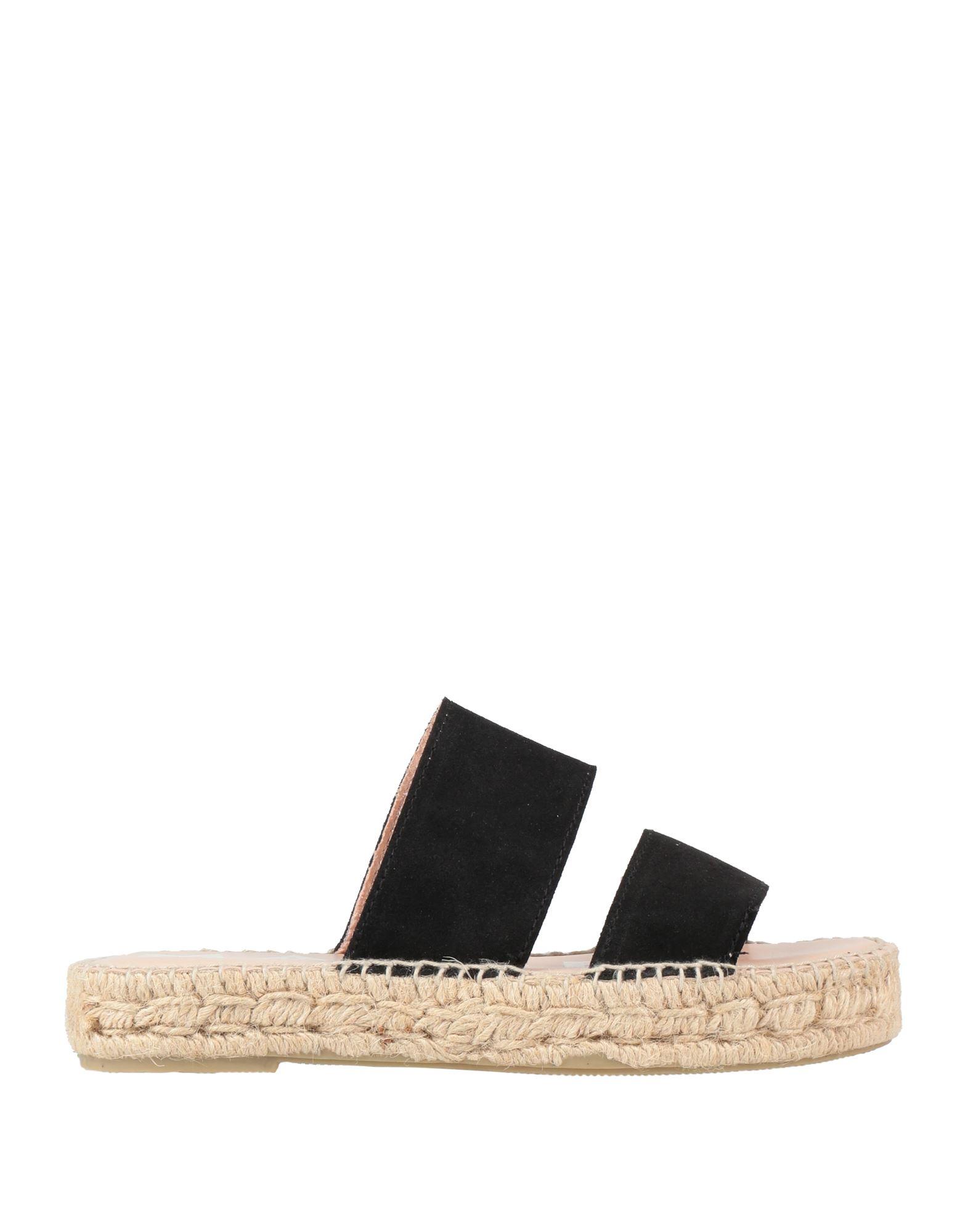 Espadrilles et sandales Noir pour femme Lyst