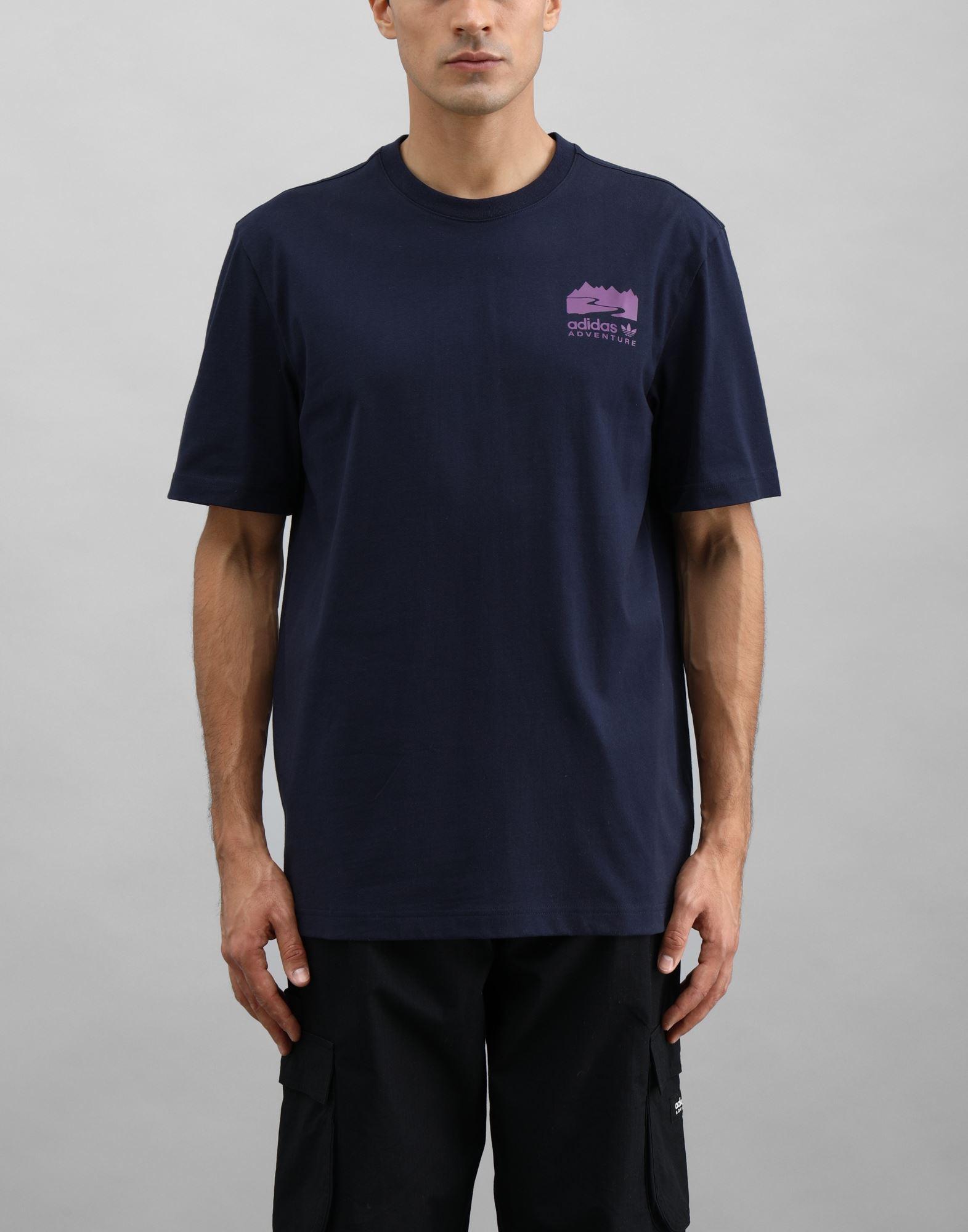 adidas Originals T-shirt in Dark Blue (Blue) for Men - Lyst