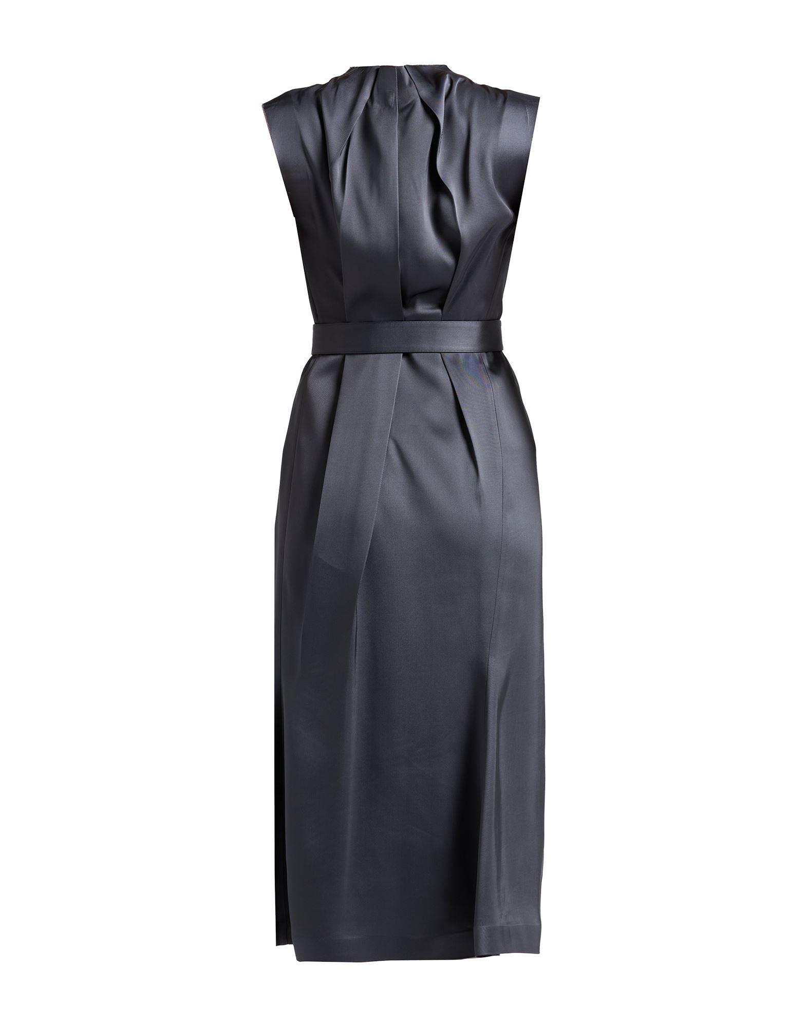 オールインワン・サロペット Jil Sander Black Viscose Satin Midi Slip Dress Jil Sander Satin Slip Dress | Liberty
