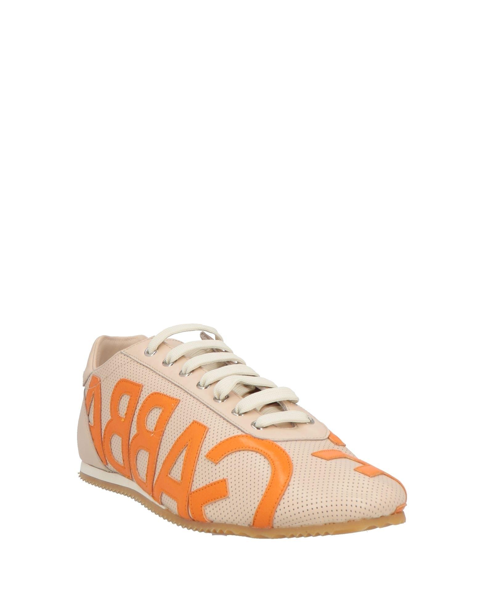 Dolce Gabbana Blush Sneakers Leather in Orange for Men Lyst UK