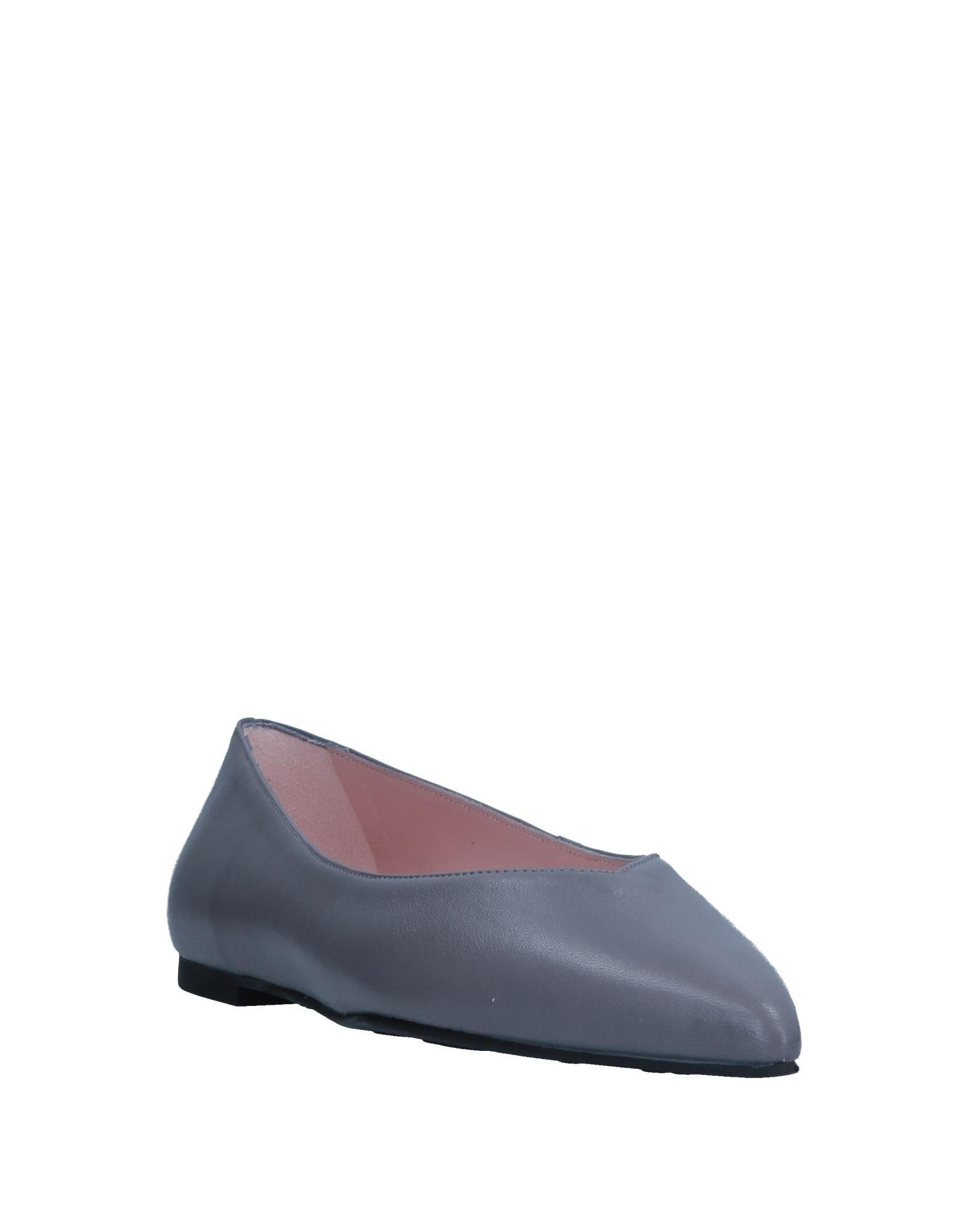gray ballerina flats