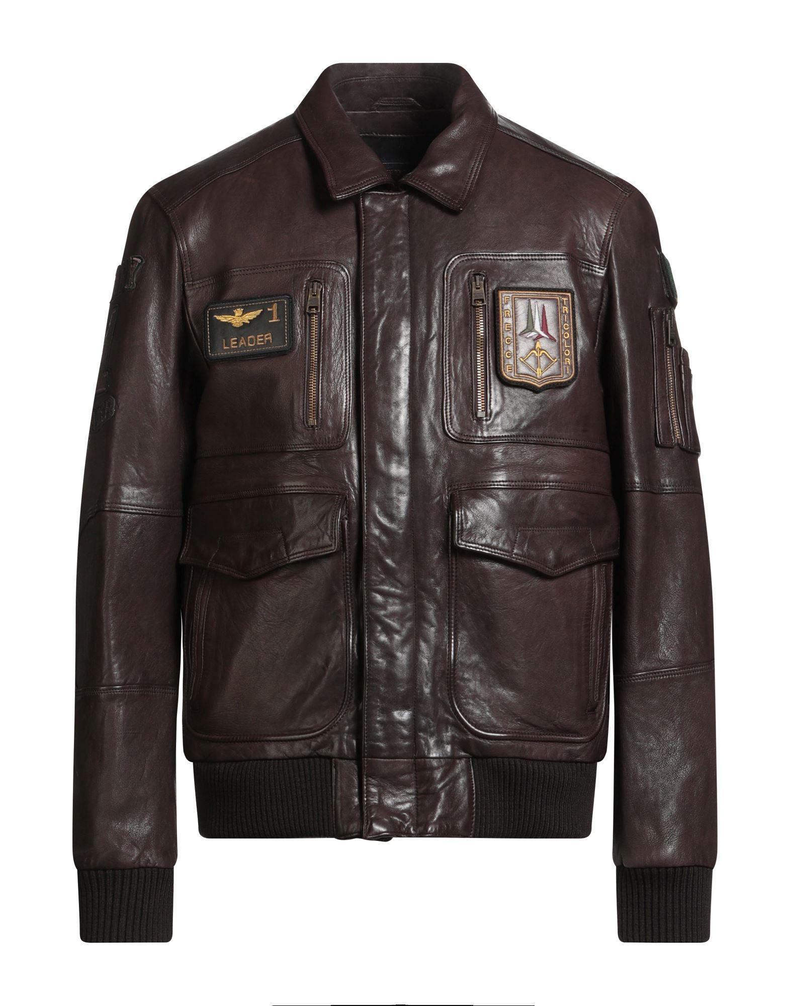 Giacca Aeronautica Giubbotto In Pelle Frecce Tricolori Originale