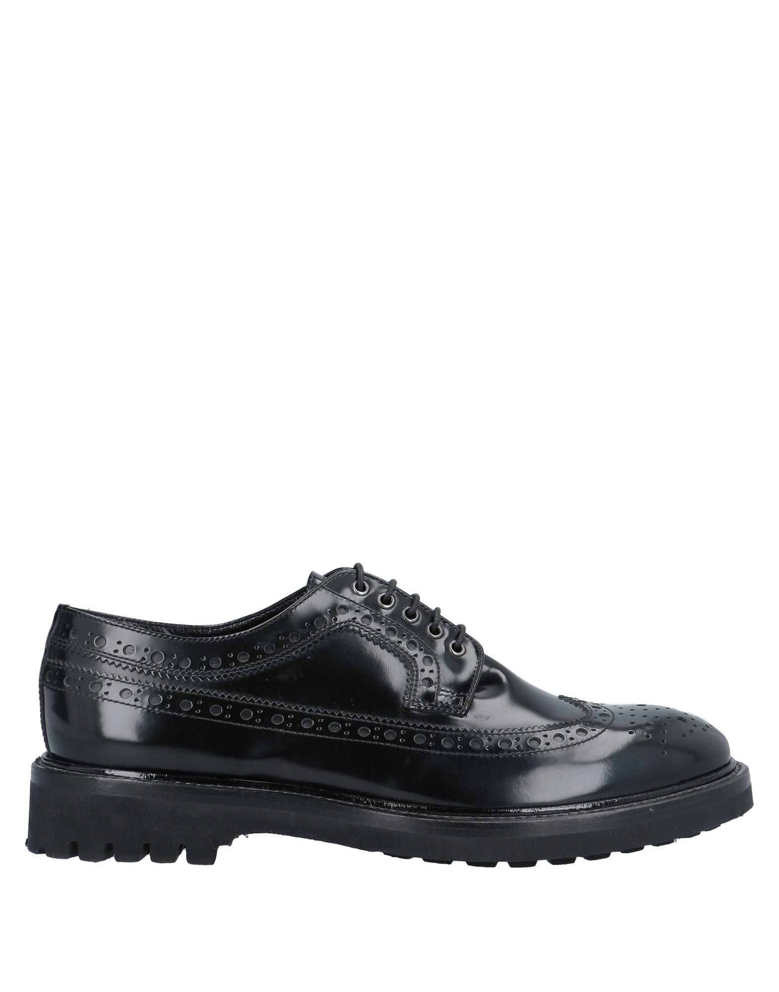 Barracuda Leather Lace-up Shoe in Black - Lyst