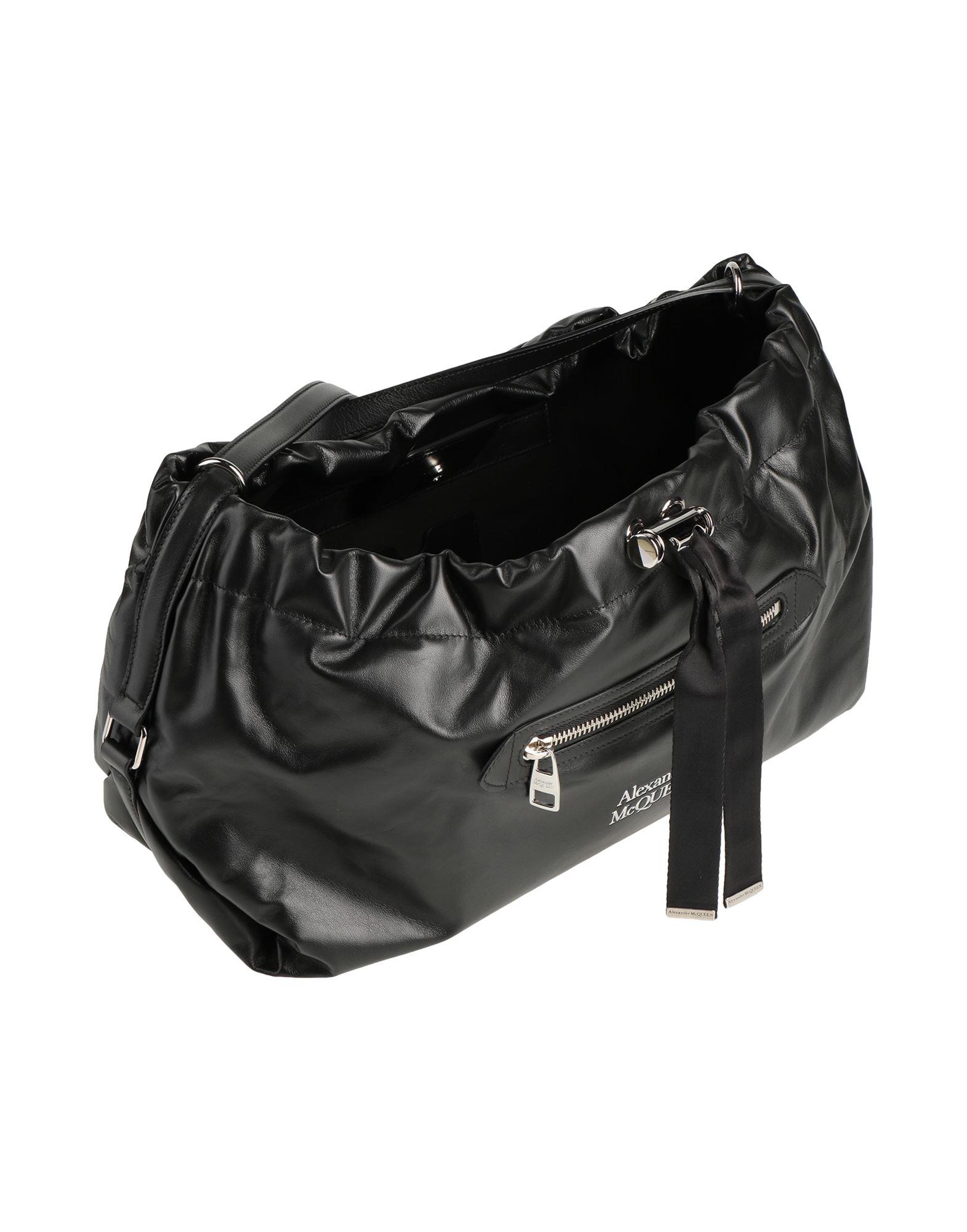 Alexander McQueen Leather Cross-body Bag in Black | Lyst