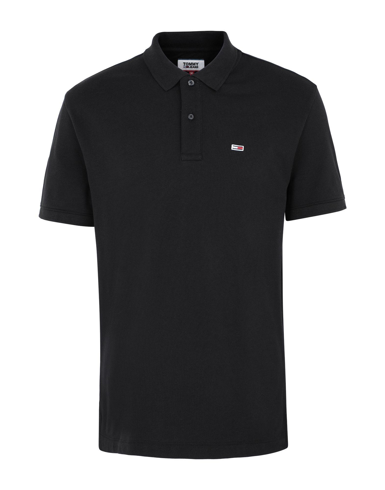 Tommy Hilfiger Polo Shirt in Black for Men | Lyst