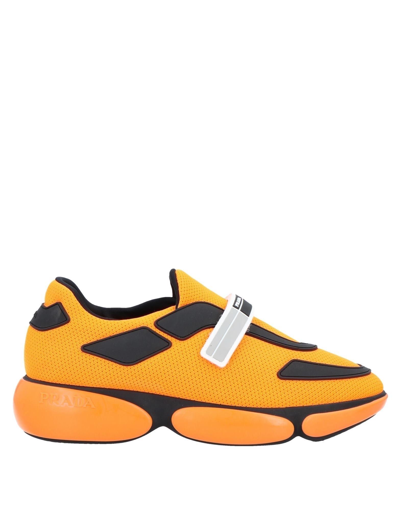 prada orange shoes