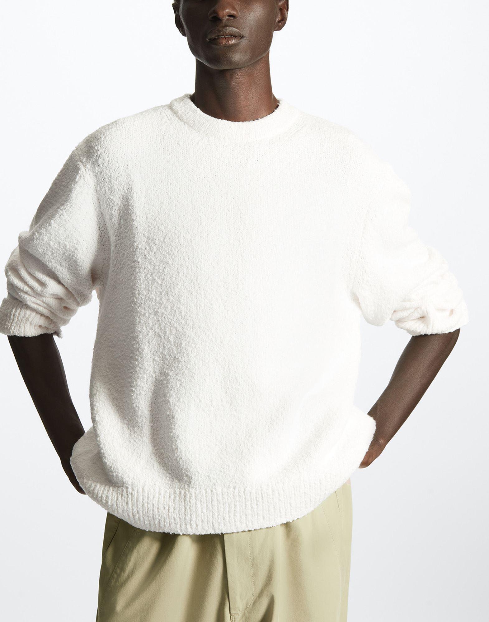 COS Sweater in White for Men | Lyst