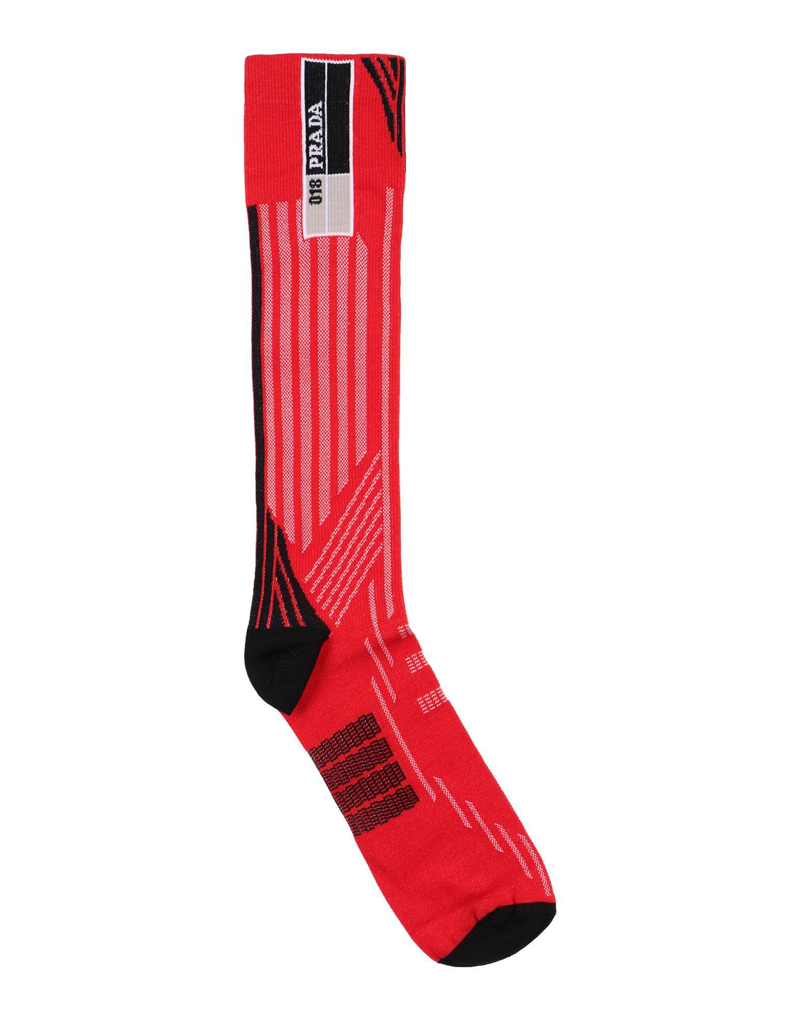 Prada Socks & Hosiery in Red for Men | Lyst