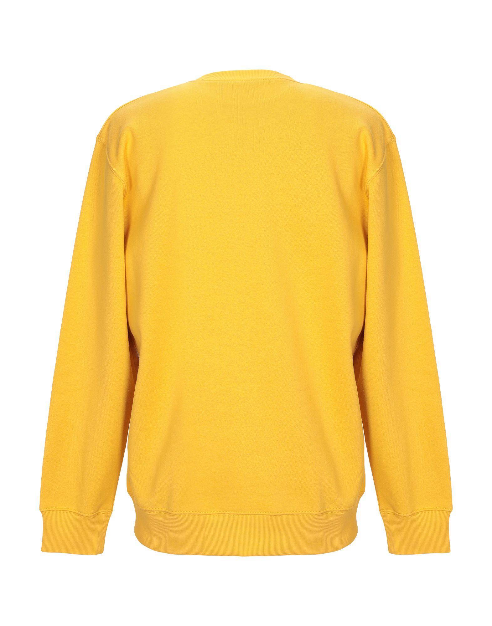 Carhartt Fleece Sweatshirt in Yellow for Men - Lyst
