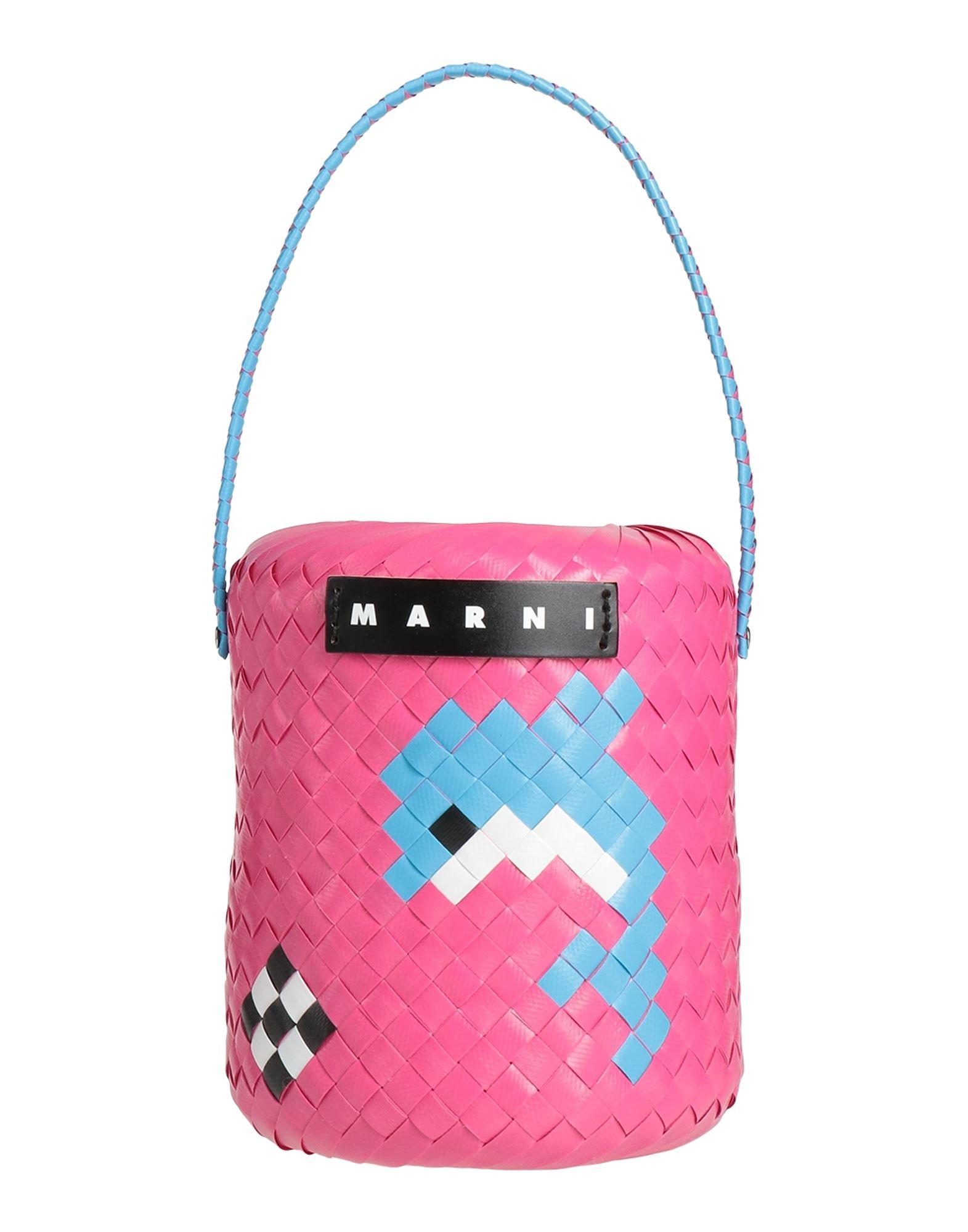 Venice Mini Bucket Bag in black leather | Marni