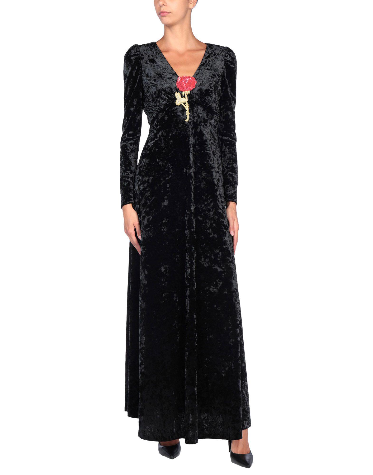 Robe Longue Manoush En Coloris Noir Lyst