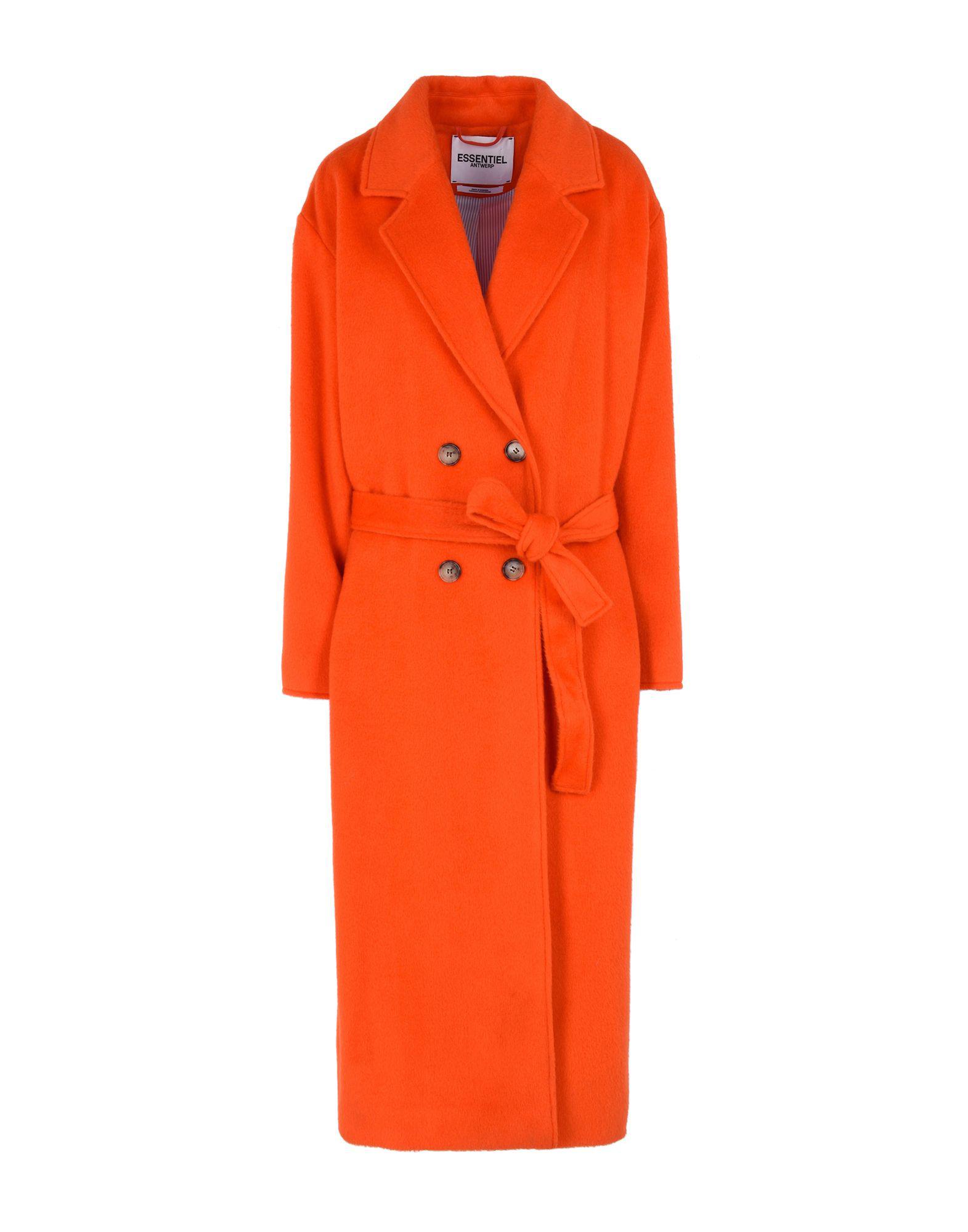 Essentiel Antwerp Coat in Orange | Lyst