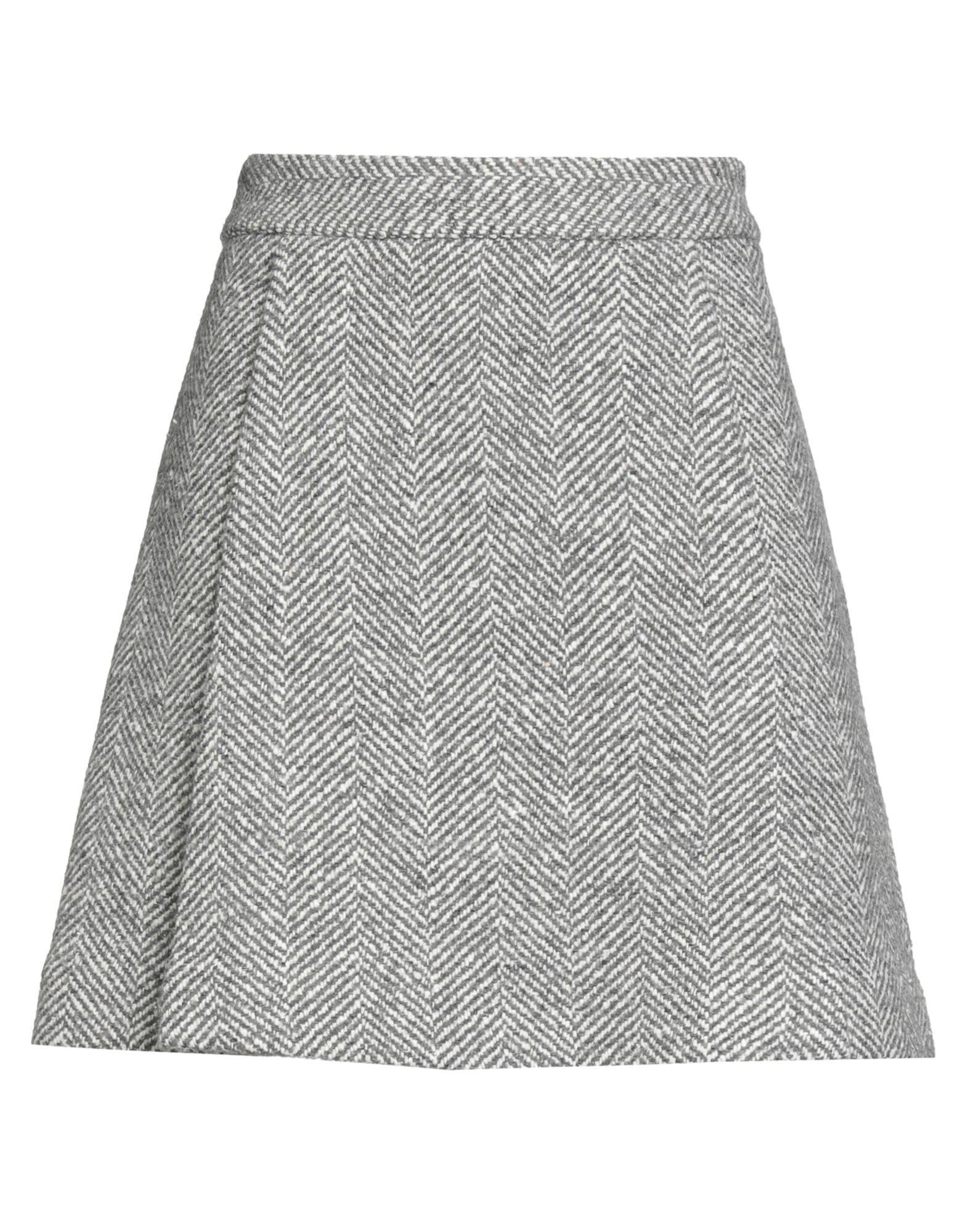 ミニスカート Moschino FW25 'Texture' print mini skirt (A01025557 1002) Moschino Pixel print mini skirt - Light Blue - Women