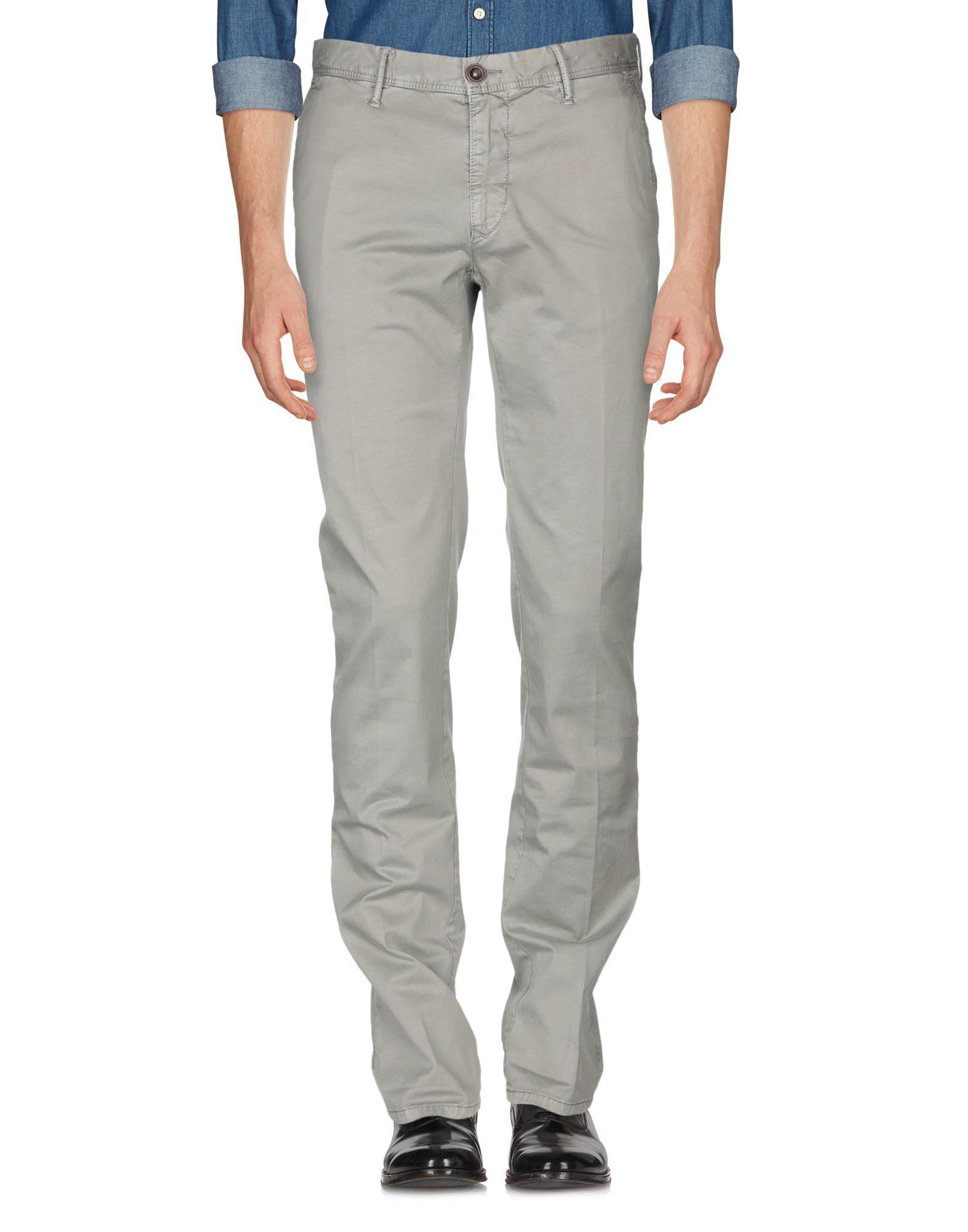 Incotex Cotton Casual Pants in Light Grey (Gray) for Men - Lyst