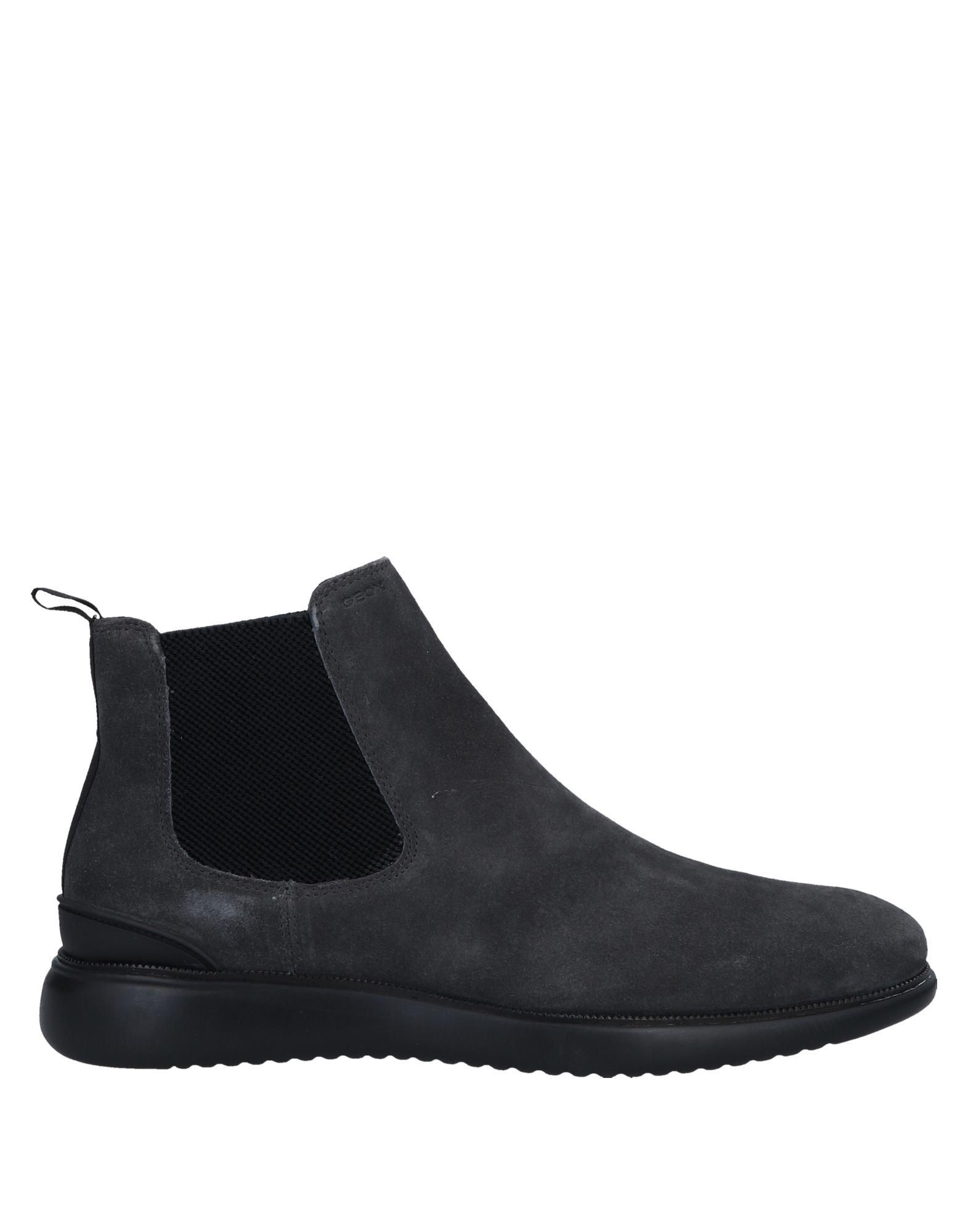 geox black ankle boots
