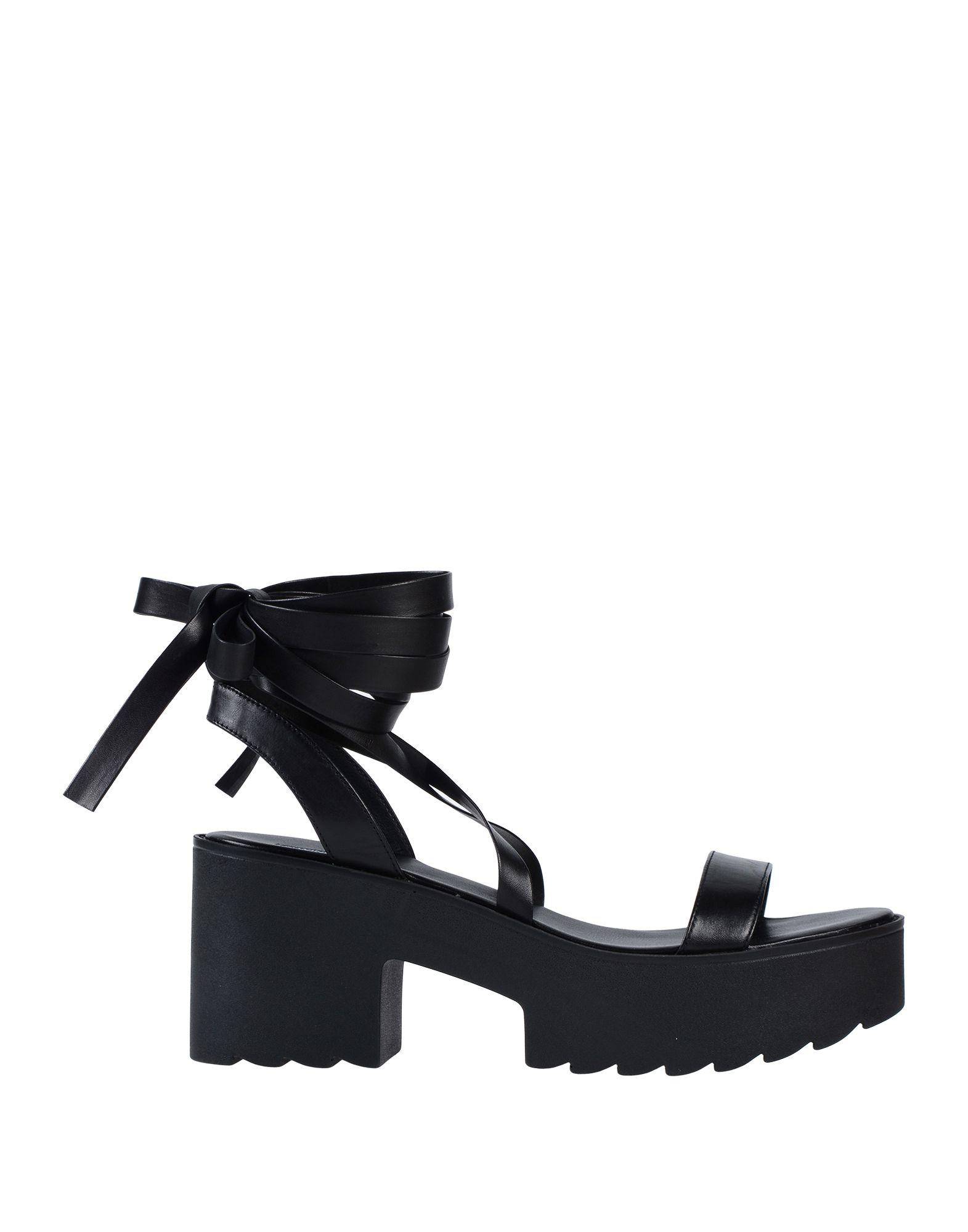 Windsor Smith Leather Sandals in Black - Lyst