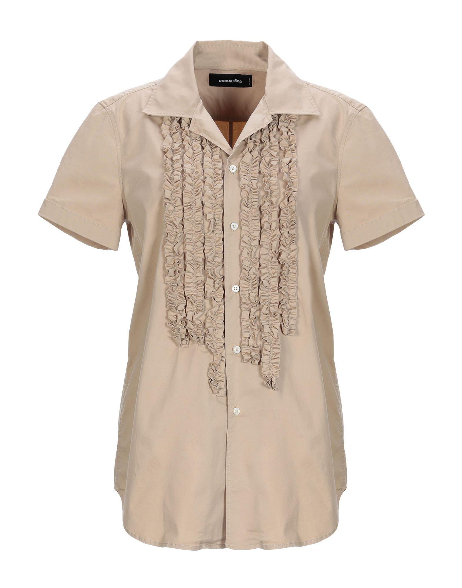 DSquared² Cotton Shirt in Sand (Natural) - Save 75% - Lyst