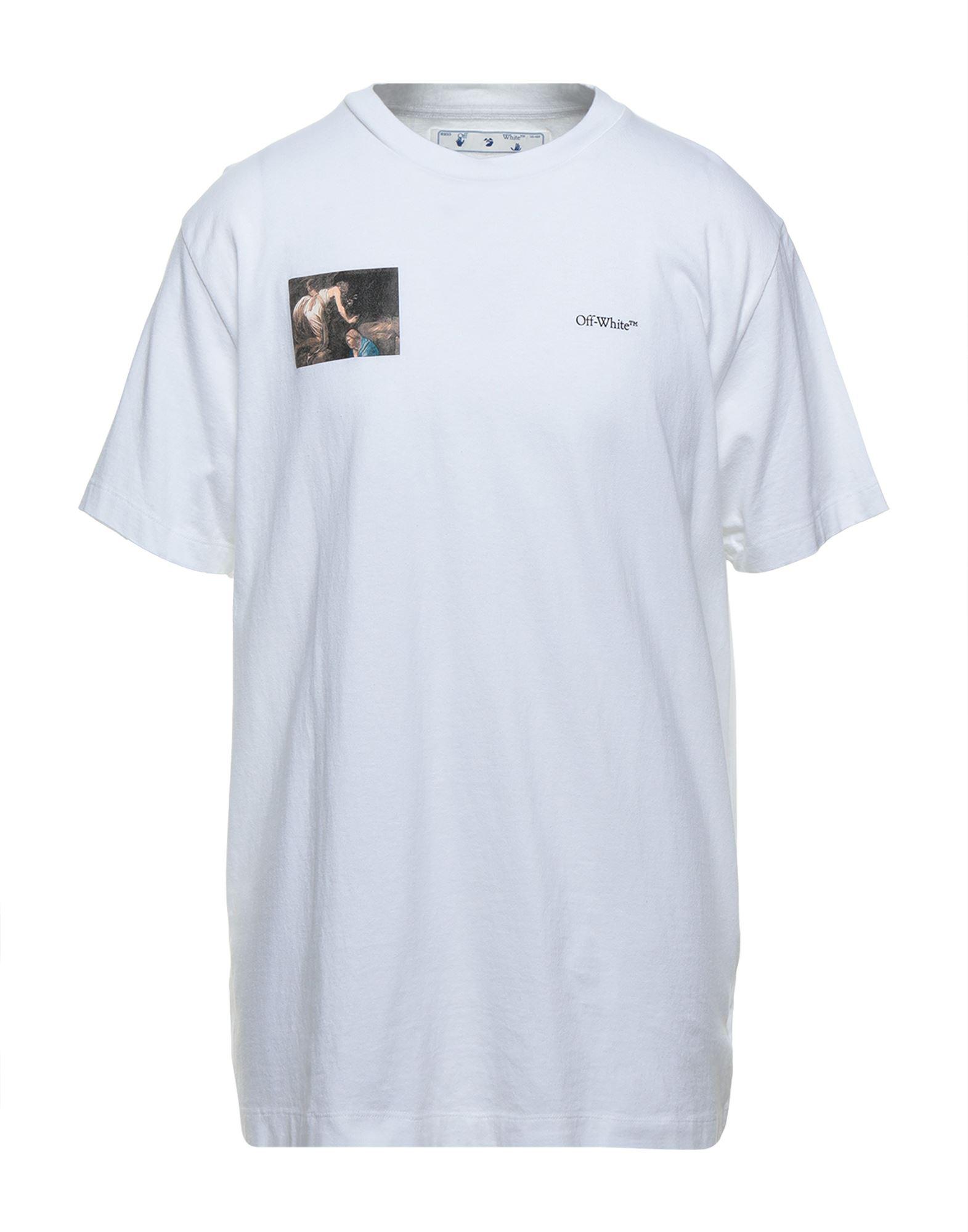 Off-White c/o Virgil Abloh T-shirt in White for Men - Lyst